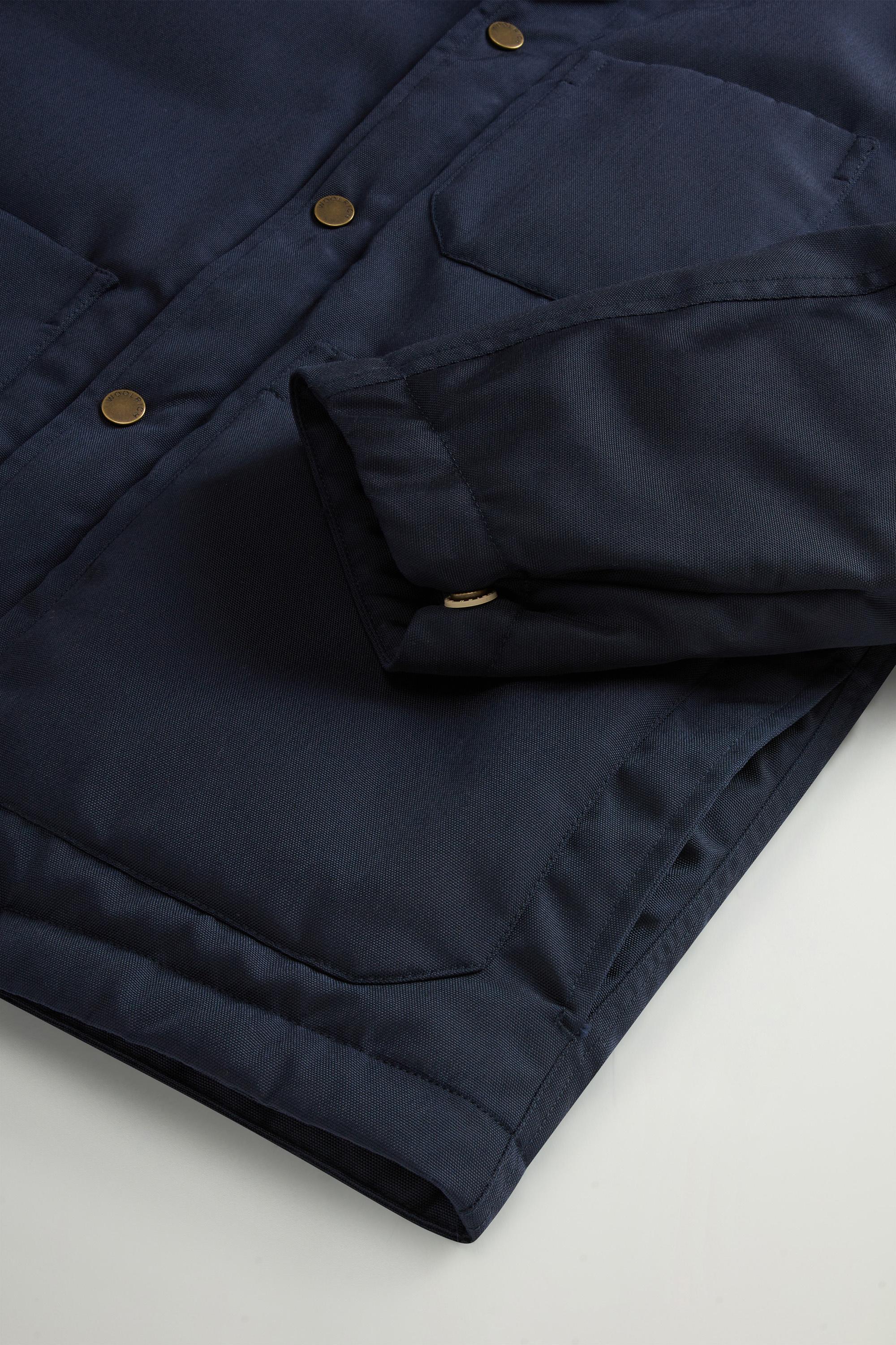 Padded Overshirt in Recycled CORDURA® Nylon Blue photo 7 | Woolrich