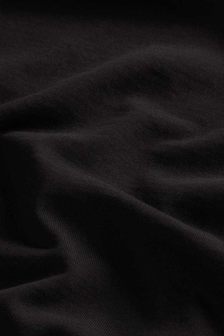 HEAVY JERSEY GRAPHIC T-SHIRT Black photo 6 | Woolrich