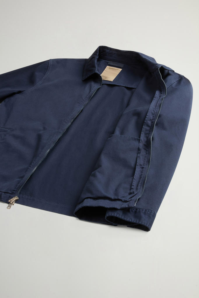 COTTON TWILL TIMBER OVERSHIRT GD Blue photo 8 | Woolrich
