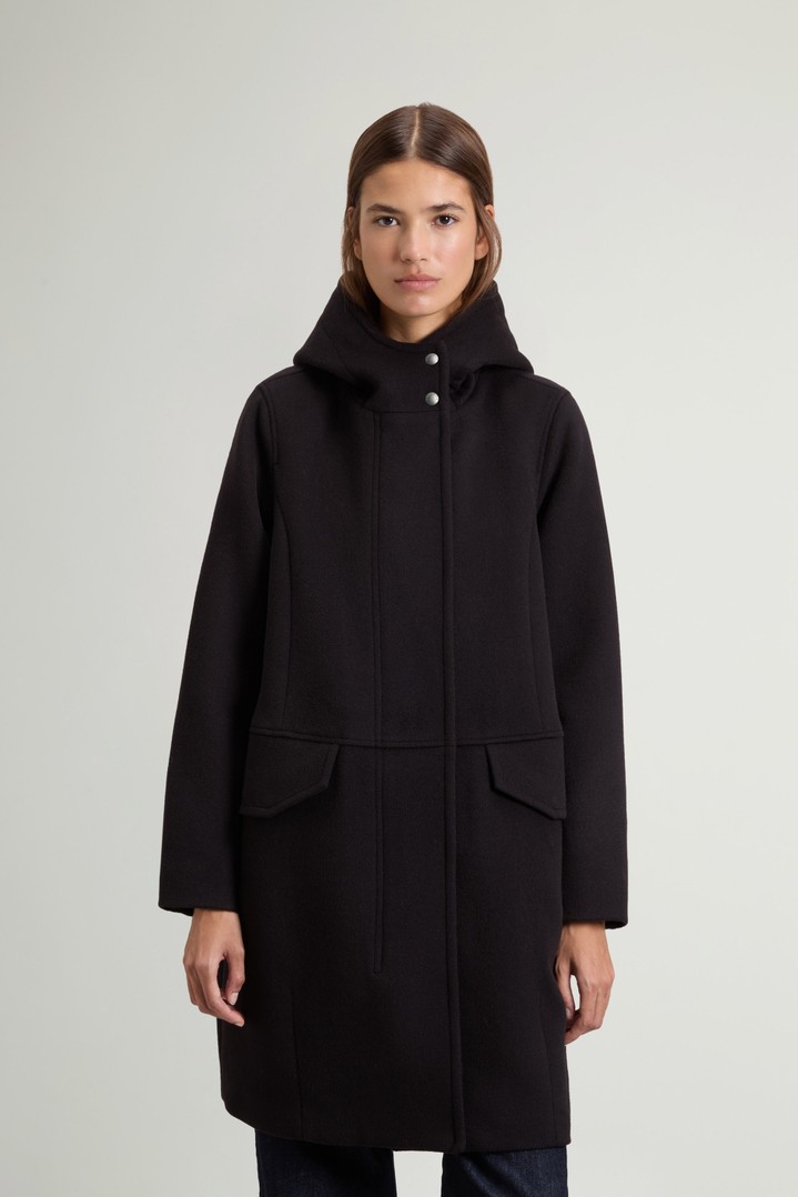MELTON WOOL PARKA Schwarz photo 1 | Woolrich