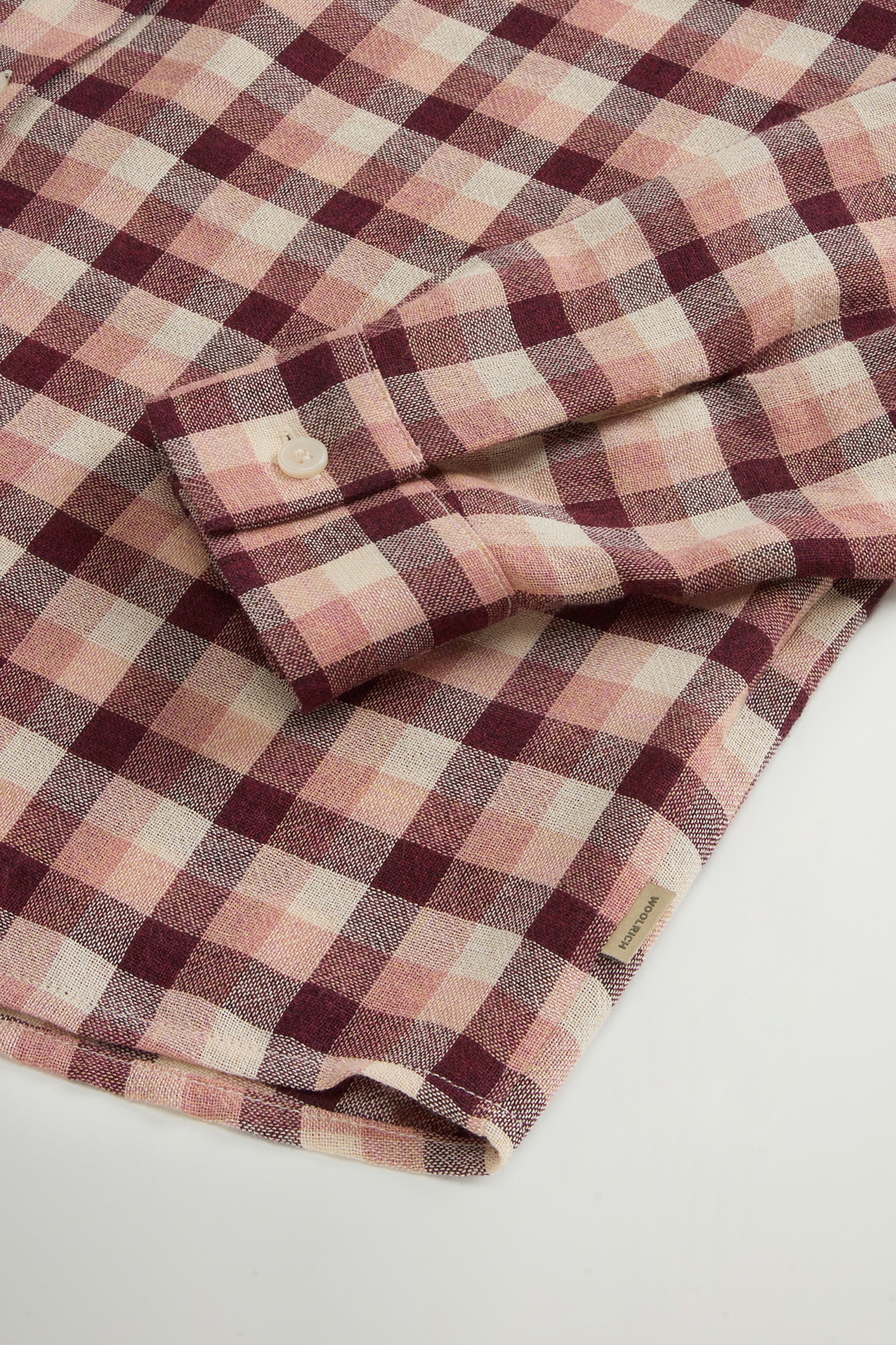 Shirt in Italian Brushed Fabric Pink photo 7 | Woolrich