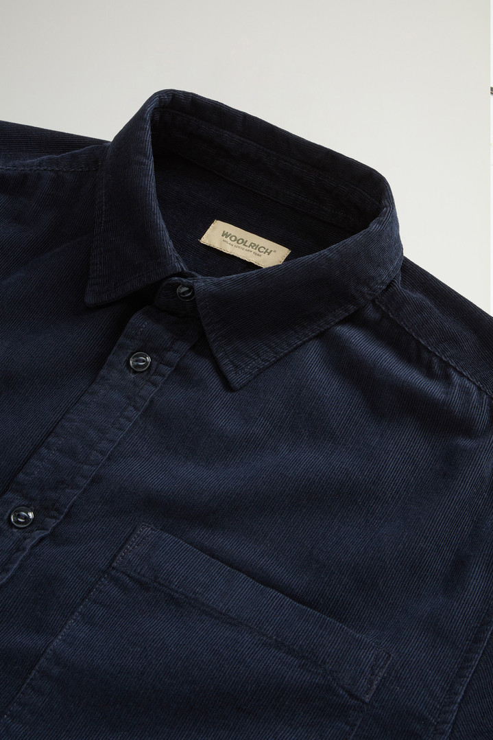 CORDUROY MACKEY SHIRT GD Blue photo 6 | Woolrich