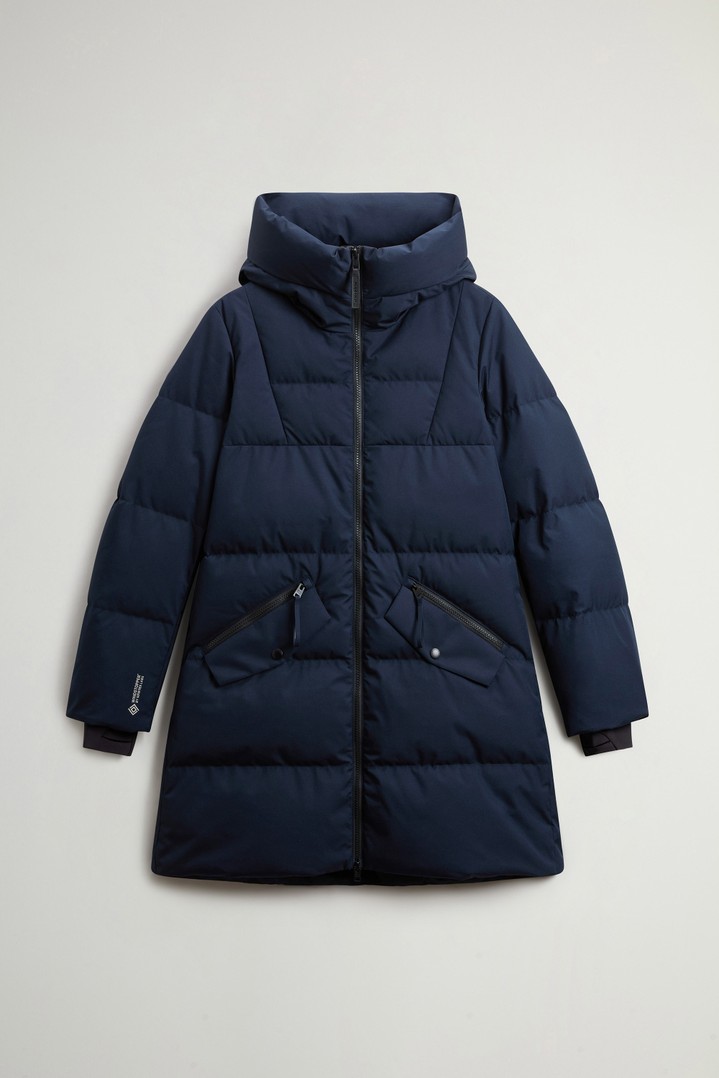 Quilted Parka in WINDSTOPPER® by GORE-TEX® Fabric Blue photo 5 | Woolrich