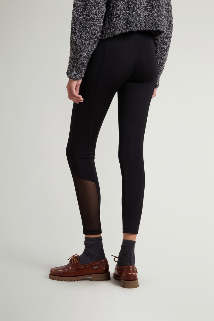 Leggings in Stretch Interlock Black photo 3 | Woolrich