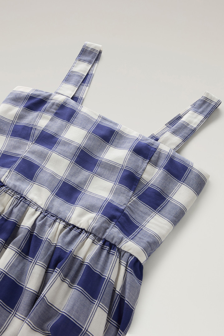 Long Dress in Pure Cotton Checked Voile Multicolor photo 2 | Woolrich