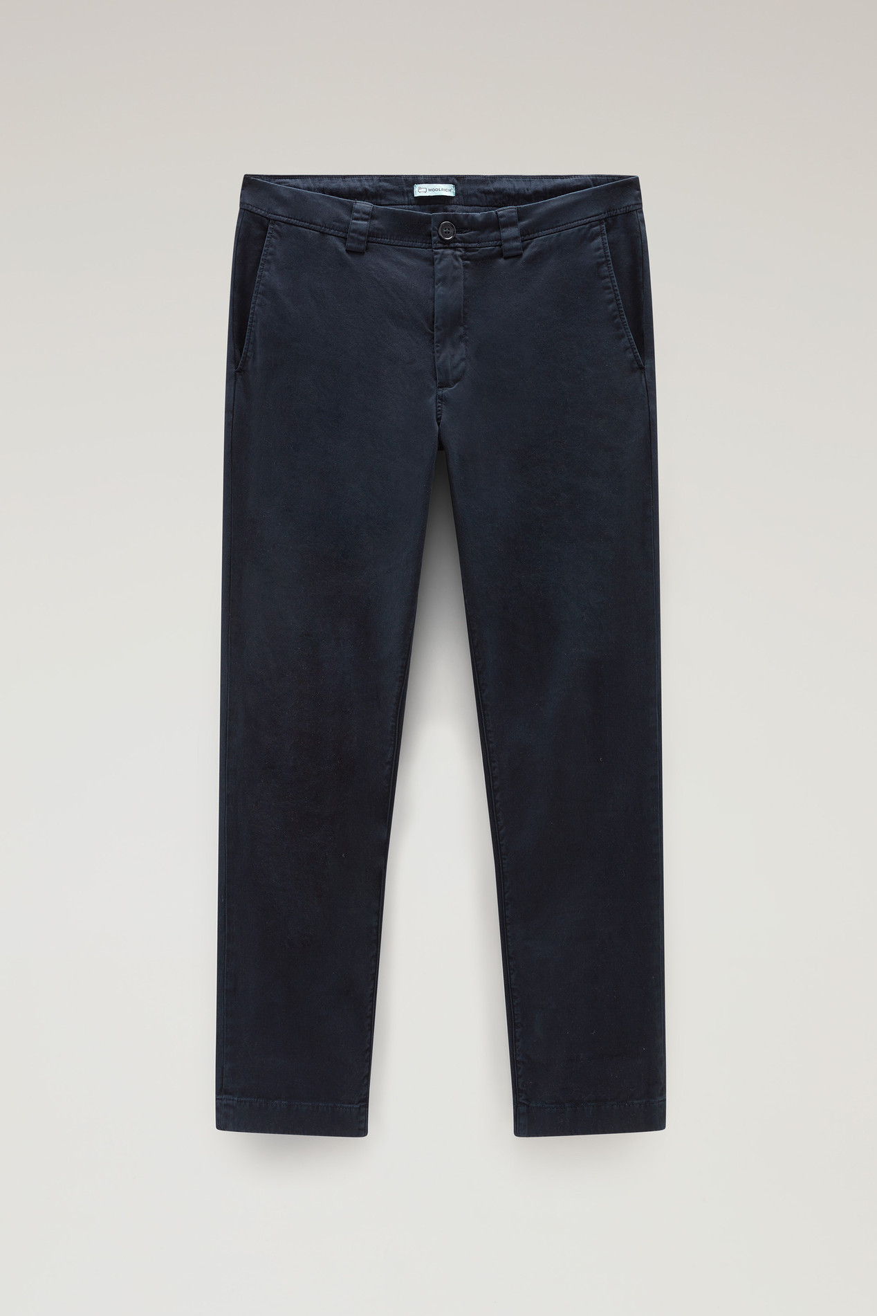 Garment-Dyed Classic Chino Pant in Stretch Cotton Blue photo 1 | Woolrich