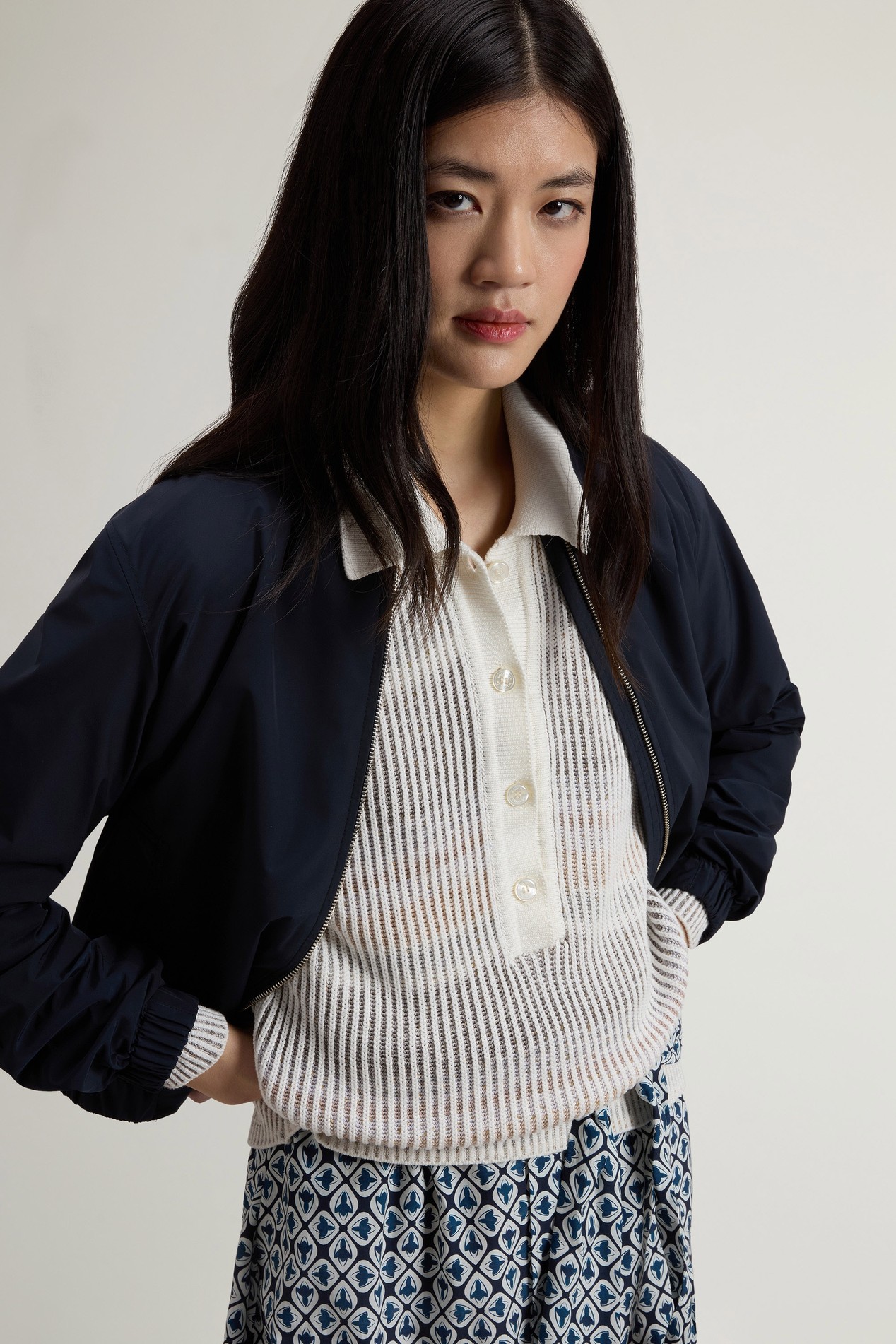 Urban Touch Bomber Jacket Blue photo 4 | Woolrich