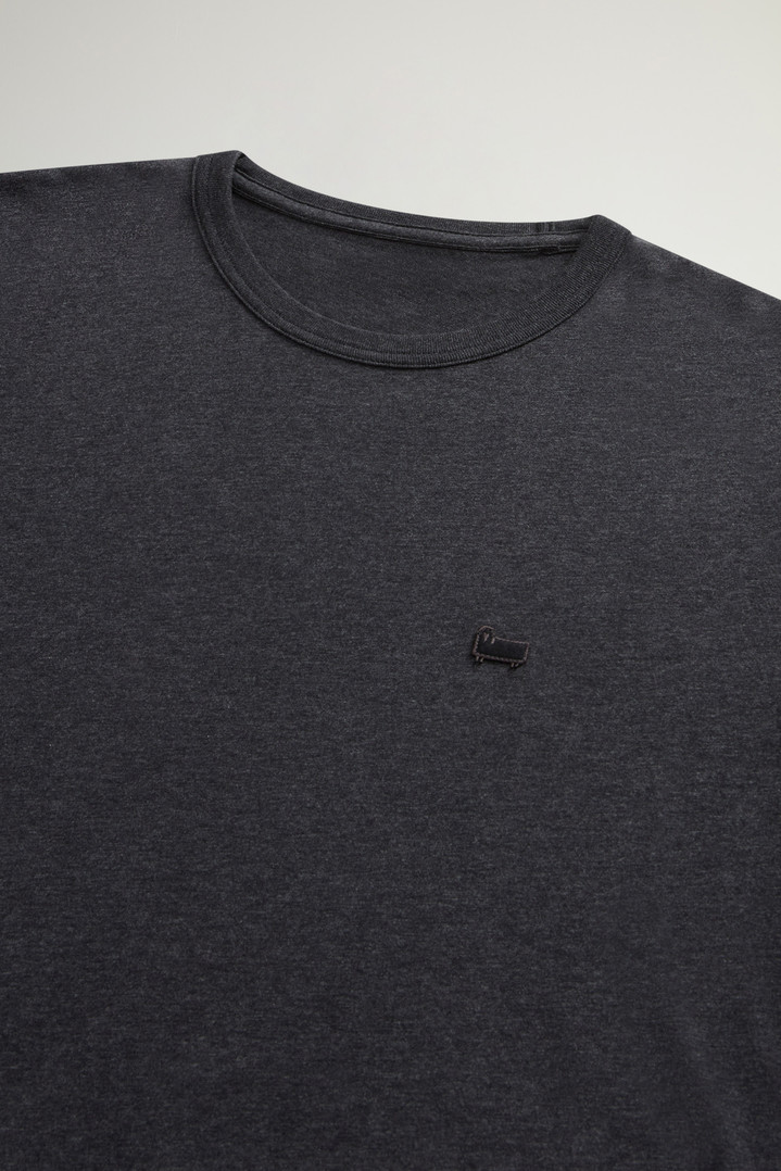 Pure Cotton Sheep T-shirt with Patch Gray photo 2 | Woolrich