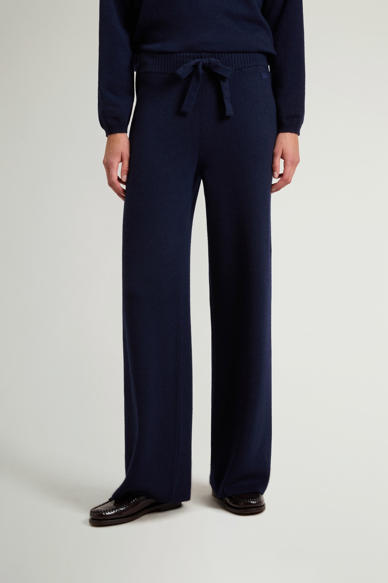 Pantalon en laine et cachemire Bleu photo 1 | Woolrich