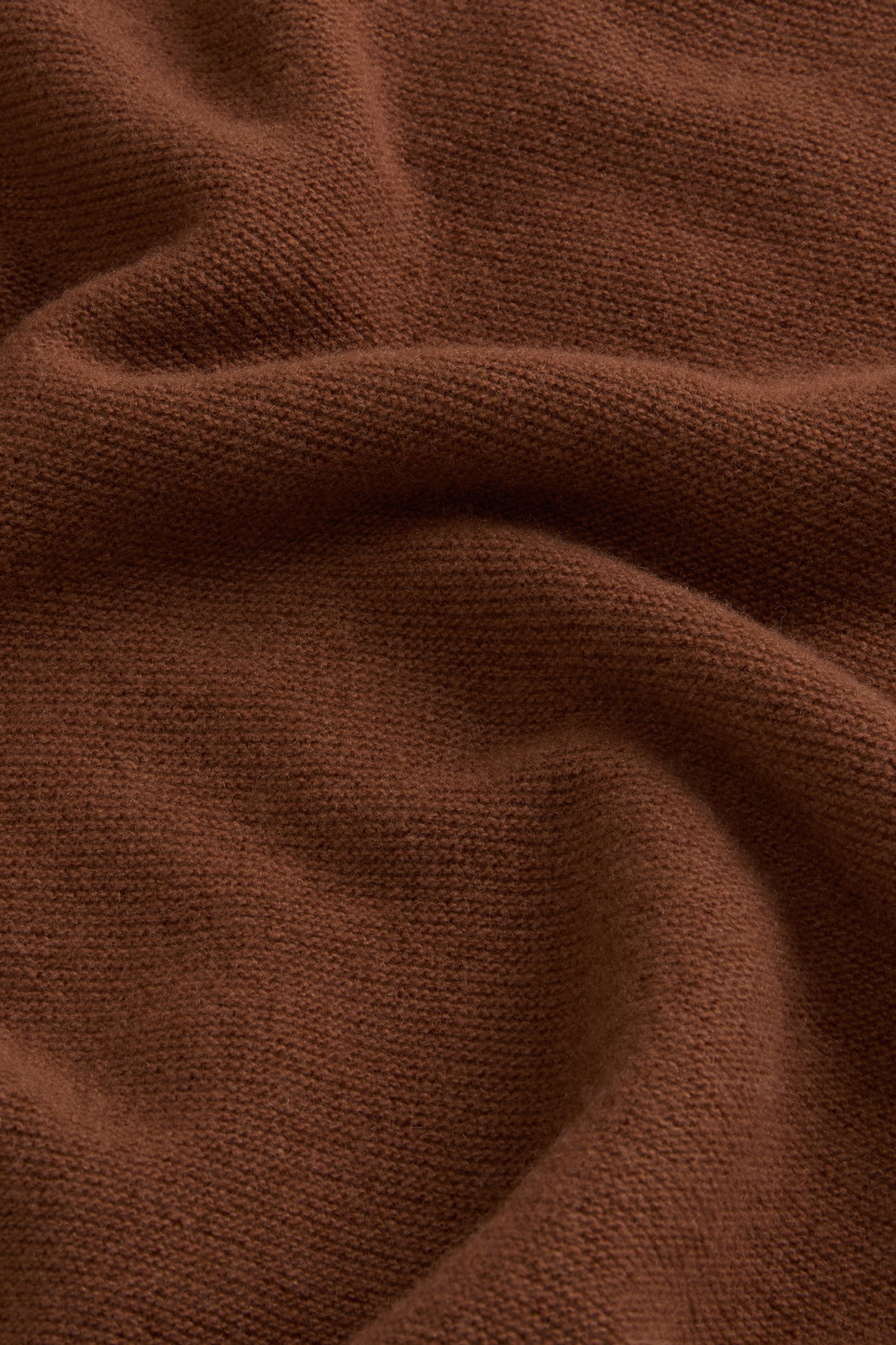 12GG WOOL CASHMERE V-NECK SWEATER Brown photo 6 | Woolrich