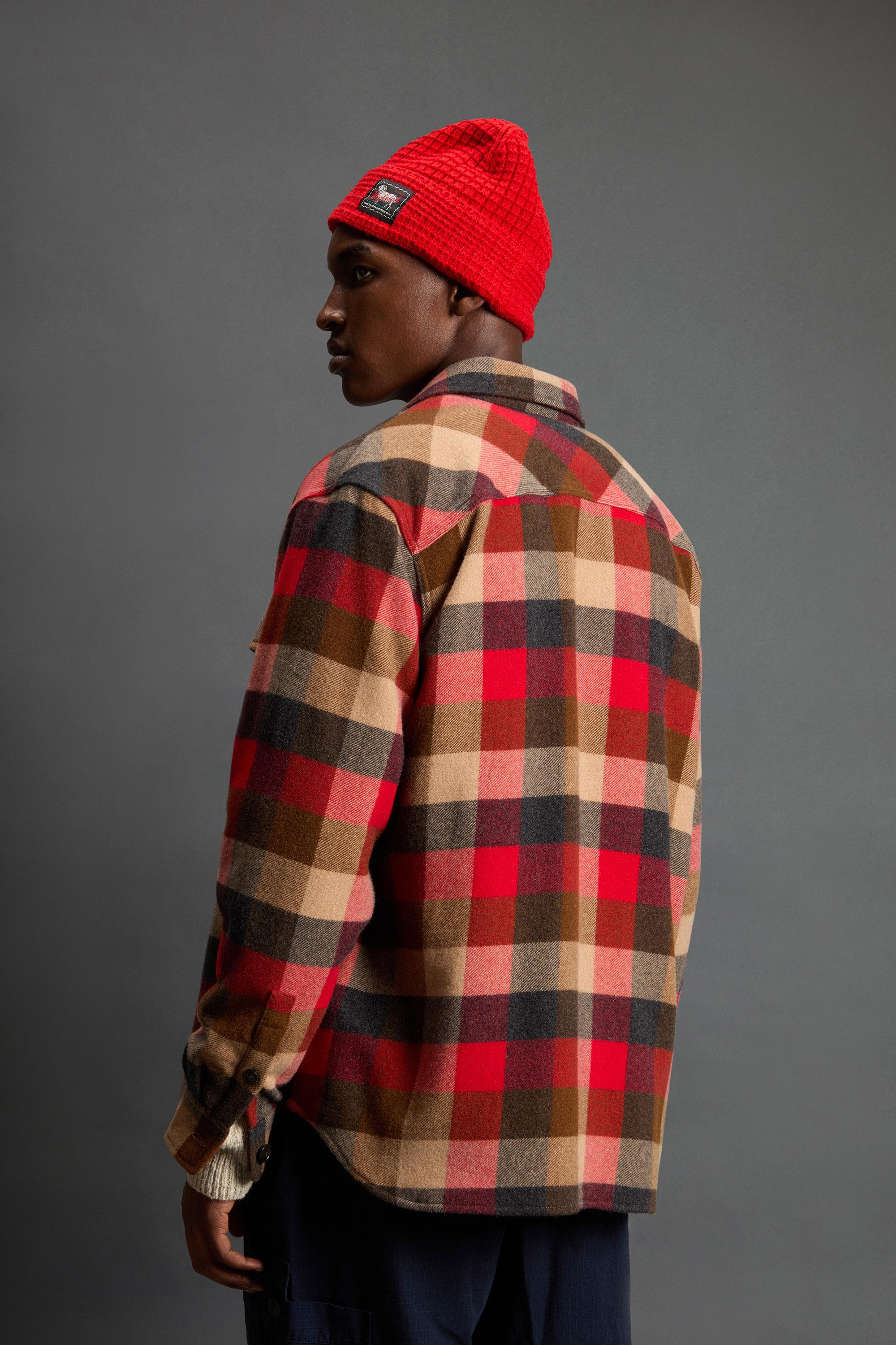 Checked Overshirt in Pure Cashmere by Todd Snyder Multicolor photo 5 | Woolrich