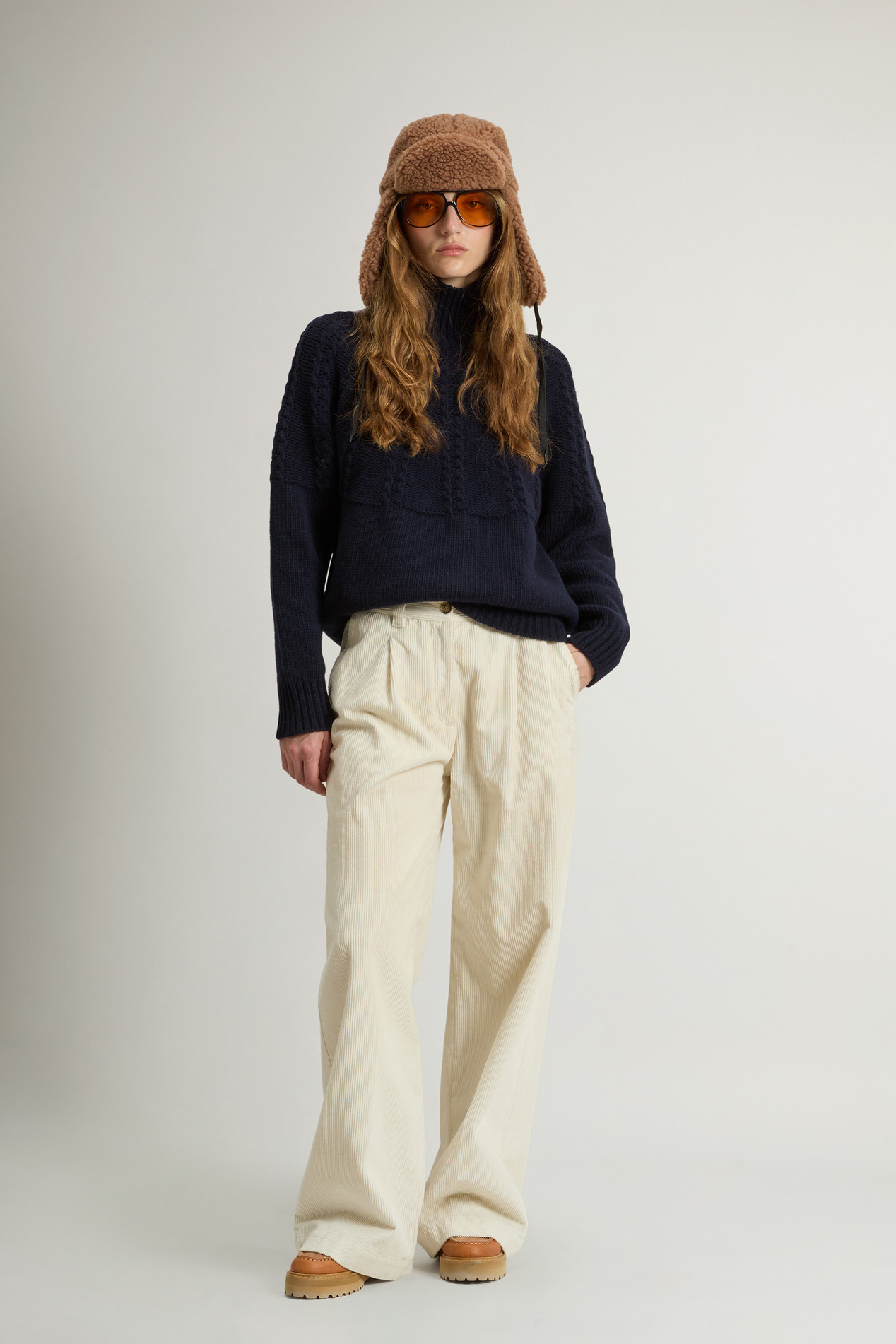 FAIRISLE TURTLENECK Blue photo 2 | Woolrich