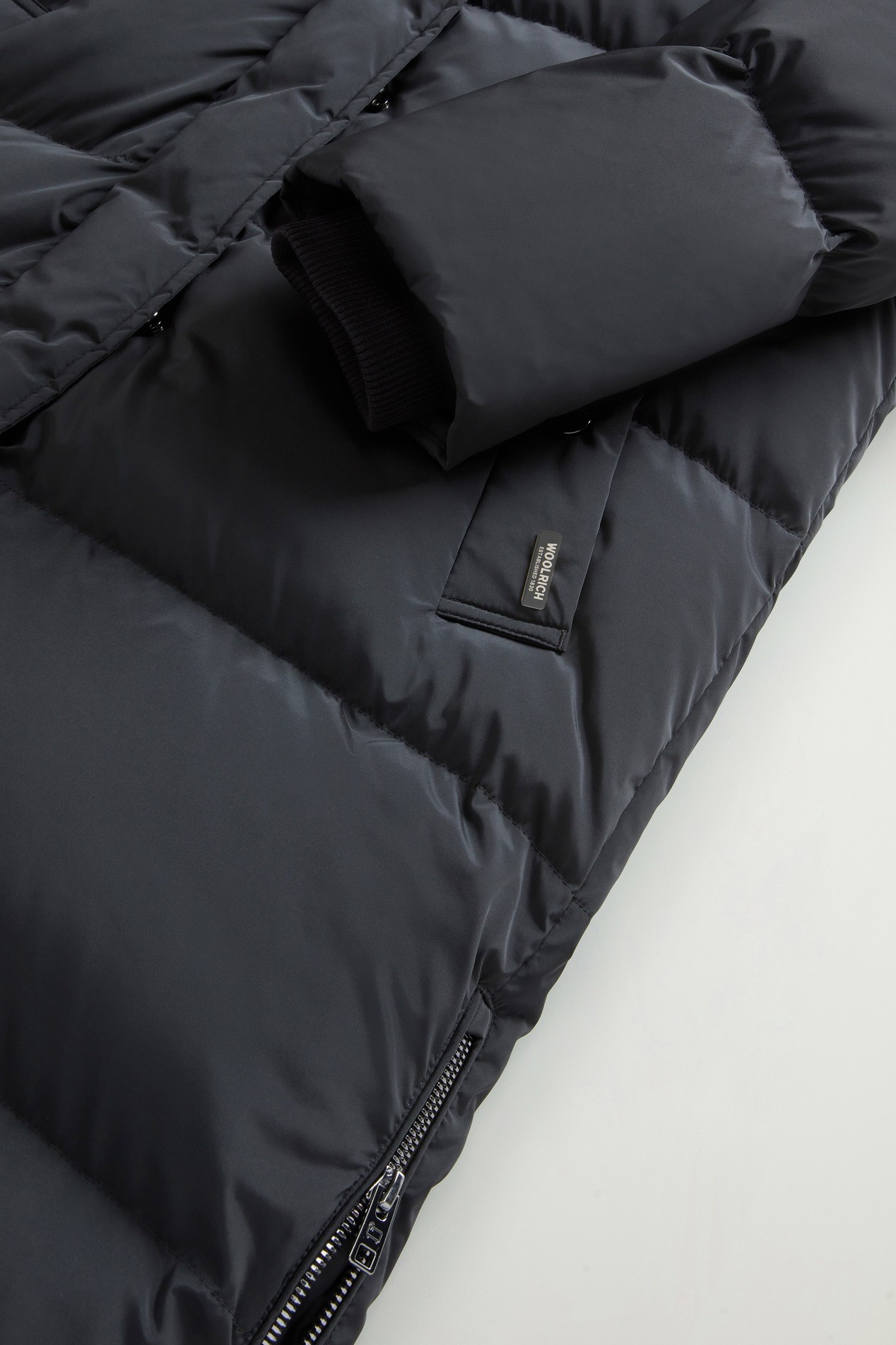 Long Kelly Parka Black photo 8 | Woolrich