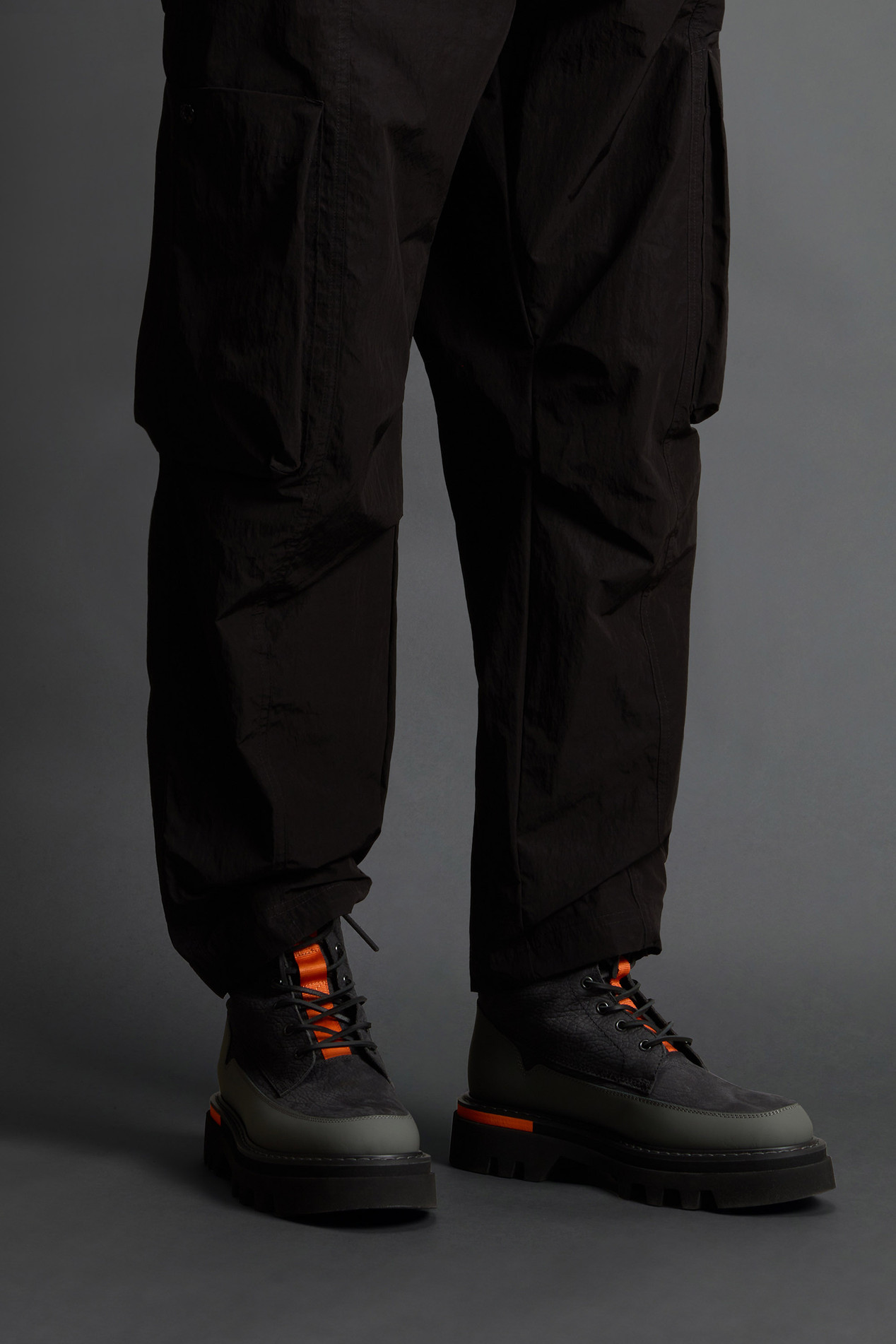 Ankle Boots in Tumbled Nubuck Leather by Todd Snyder Black photo 6 | Woolrich