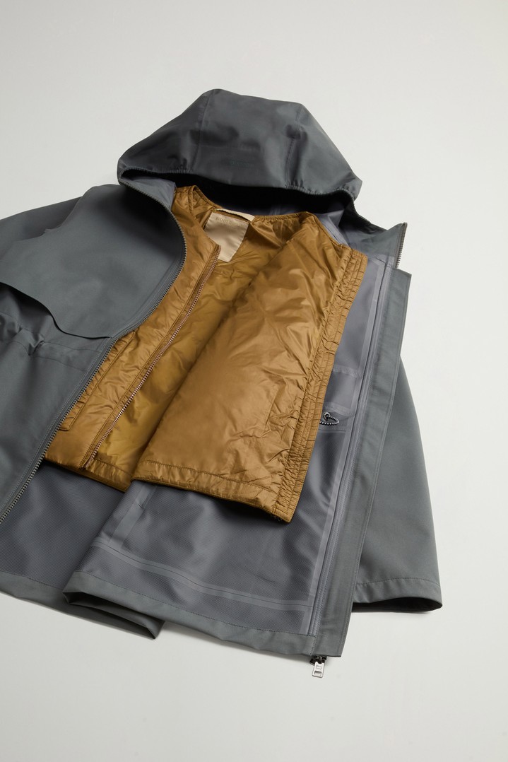 3-in-1 Parka in Light Stretch Fabric Green photo 9 | Woolrich