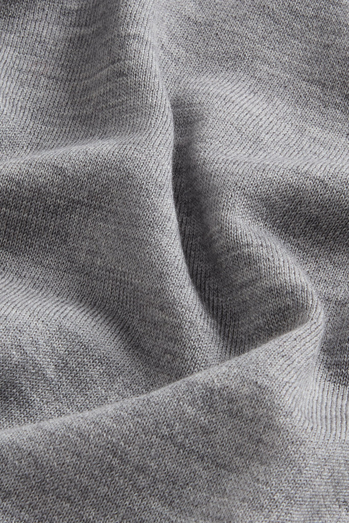 Polo in maglia di pura lana vergine Merino Grigio photo 7 | Woolrich
