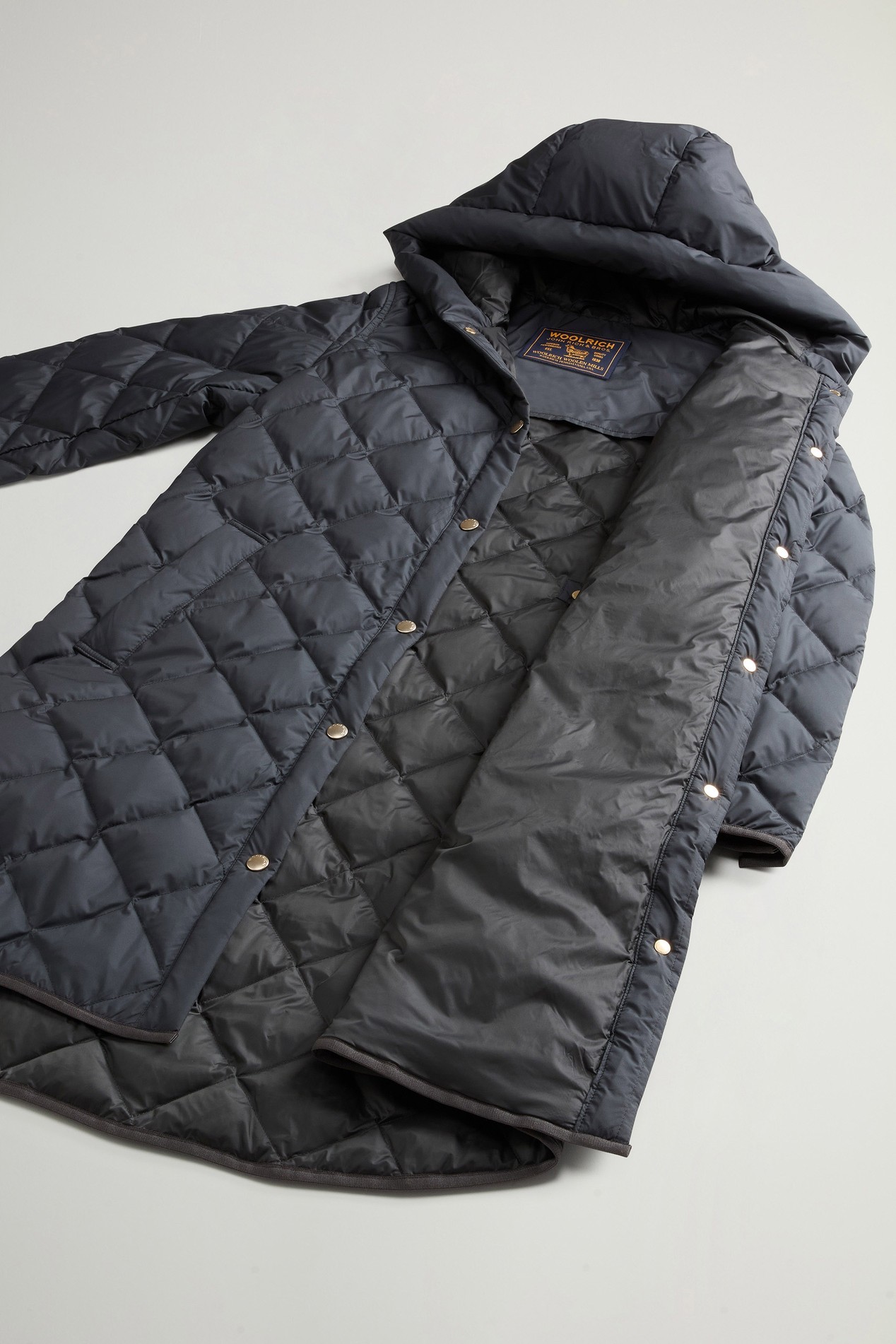 Gewatteerde parka van microvezel Grijs photo 8 | Woolrich