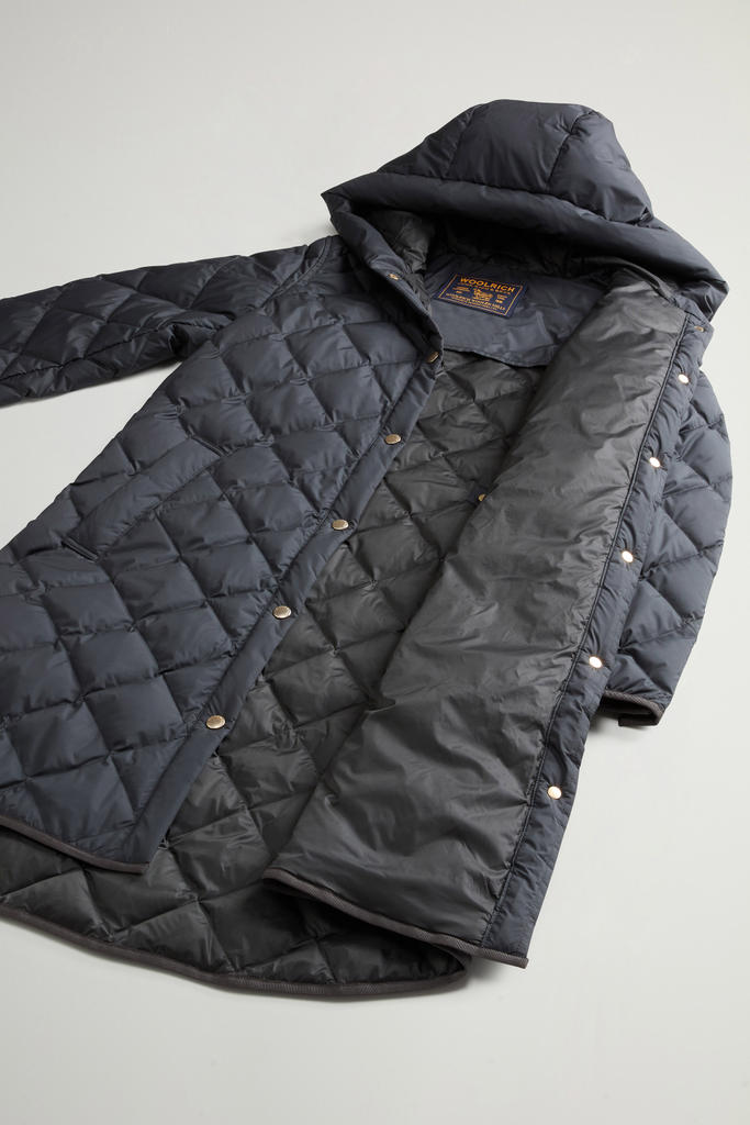 Parka mit Steppung aus Mikrofaser Grau photo 8 | Woolrich