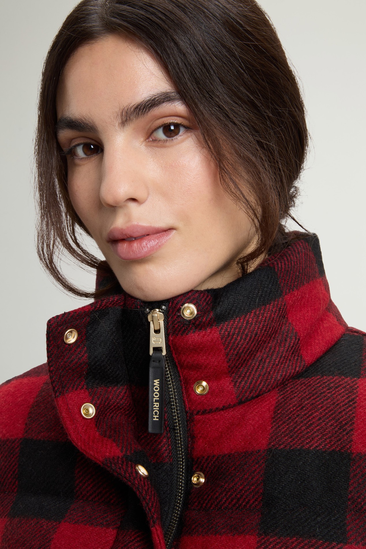 WOOL PUFFER JACKET Red photo 4 | Woolrich