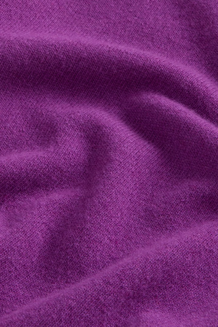 Crewneck Sweater in Wool and Cashmere Blend Purple photo 6 | Woolrich