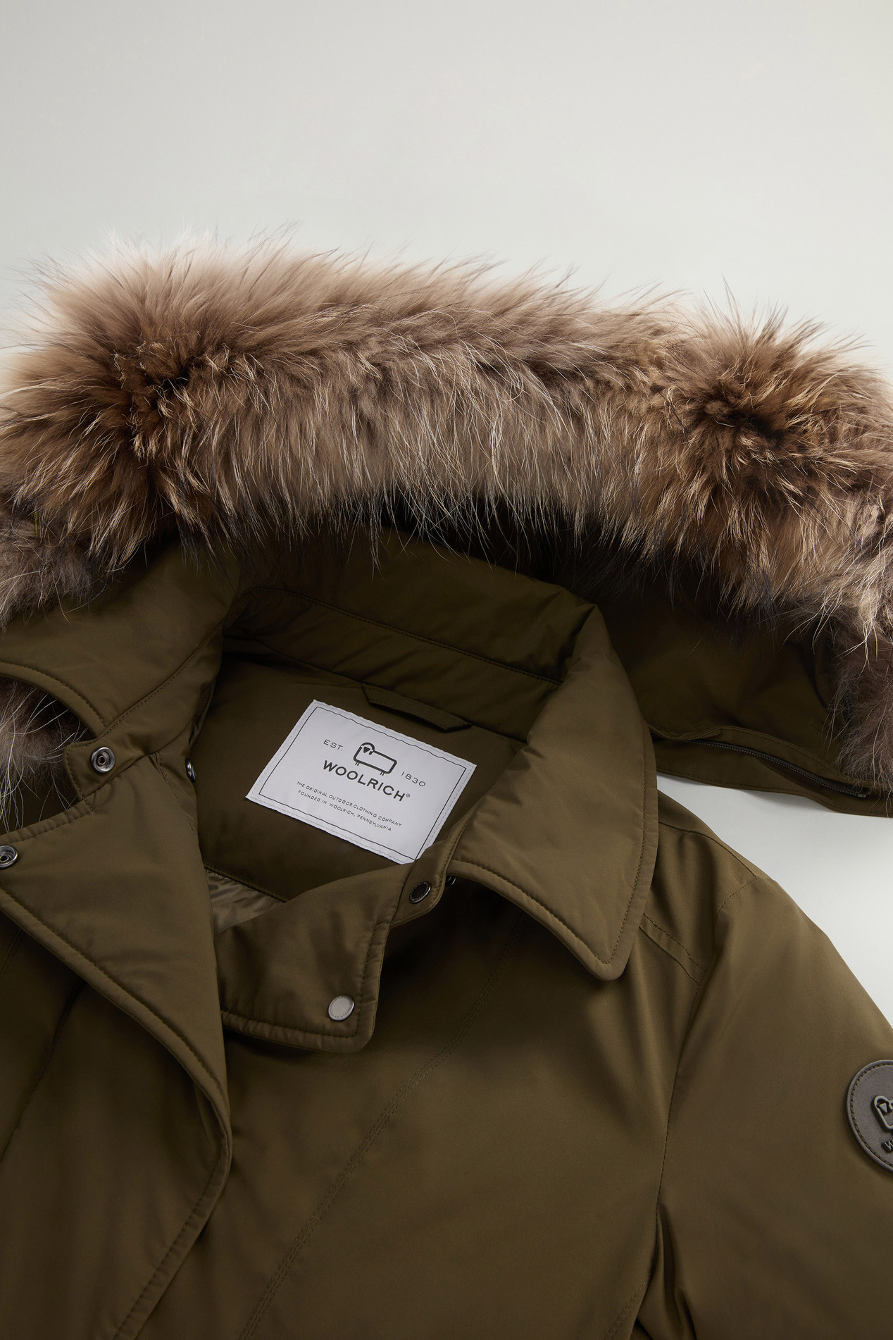 Modern Vail Parka with Detachable Hood Green photo 6 | Woolrich
