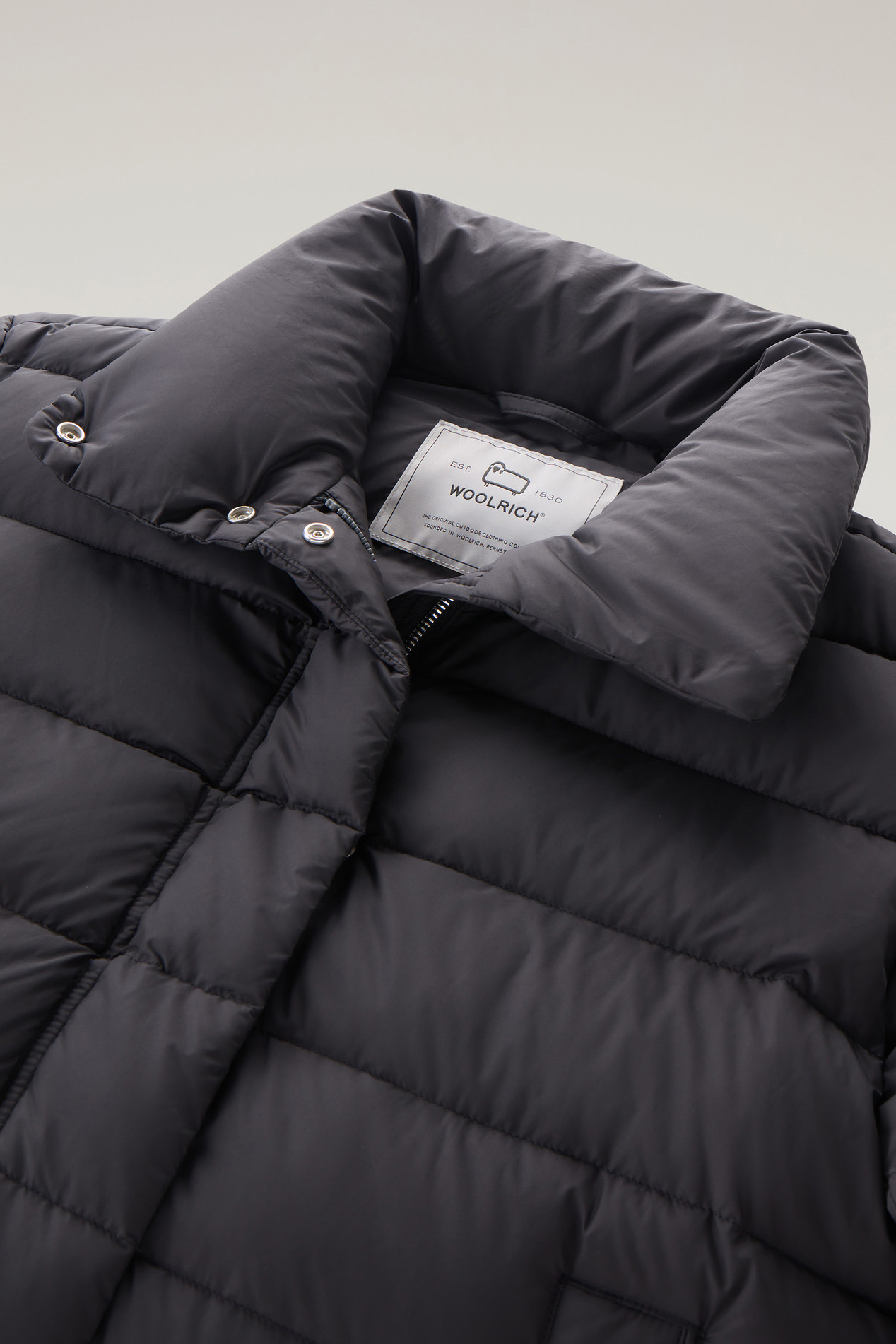 Ellis Microfiber Down Jacket Black photo 2 | Woolrich