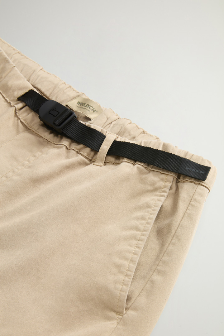 Garment-Dyed Cargo Pants with Belt Beige photo 6 | Woolrich