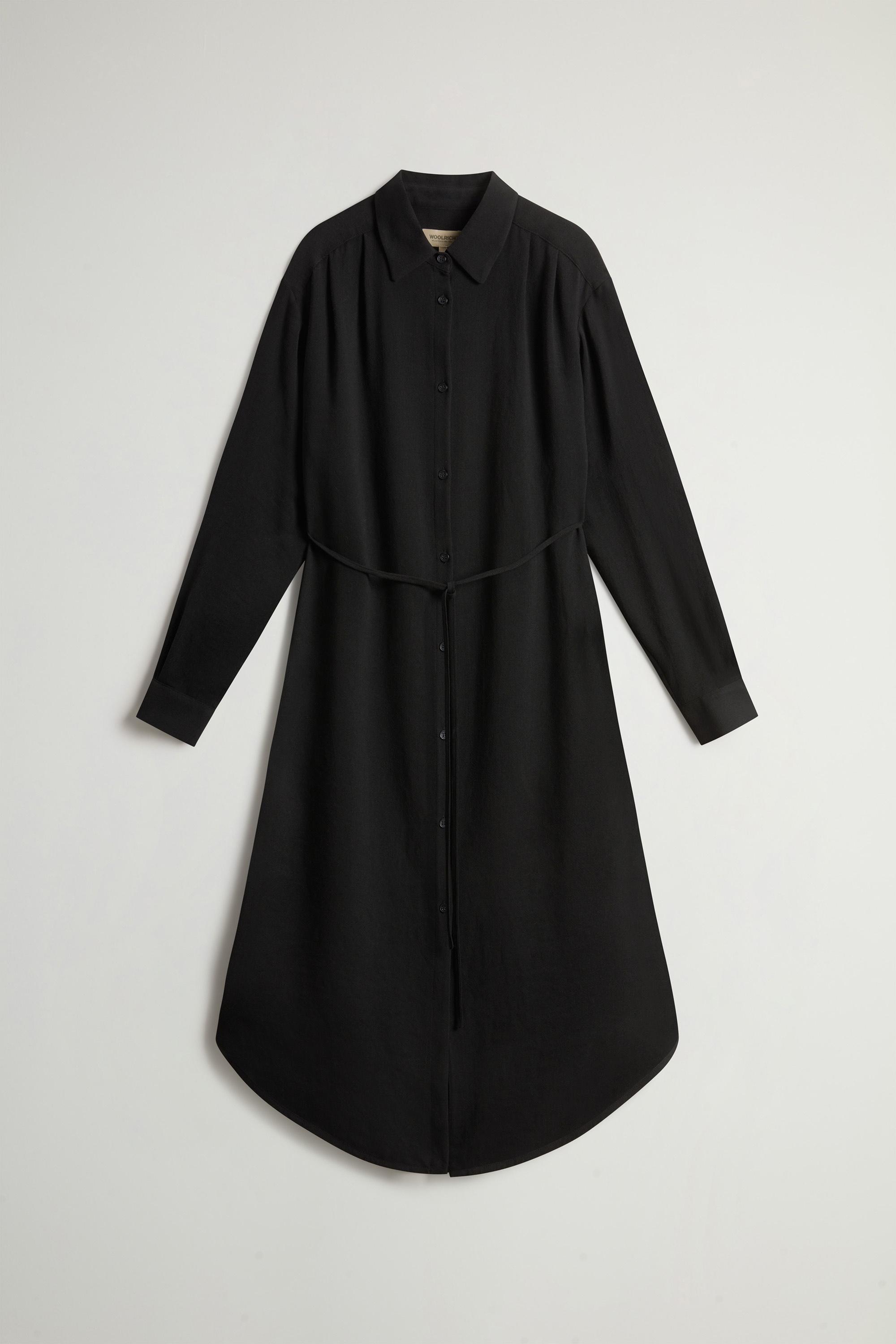 Dress in Italian Brushed Fabric Black photo 5 | Woolrich