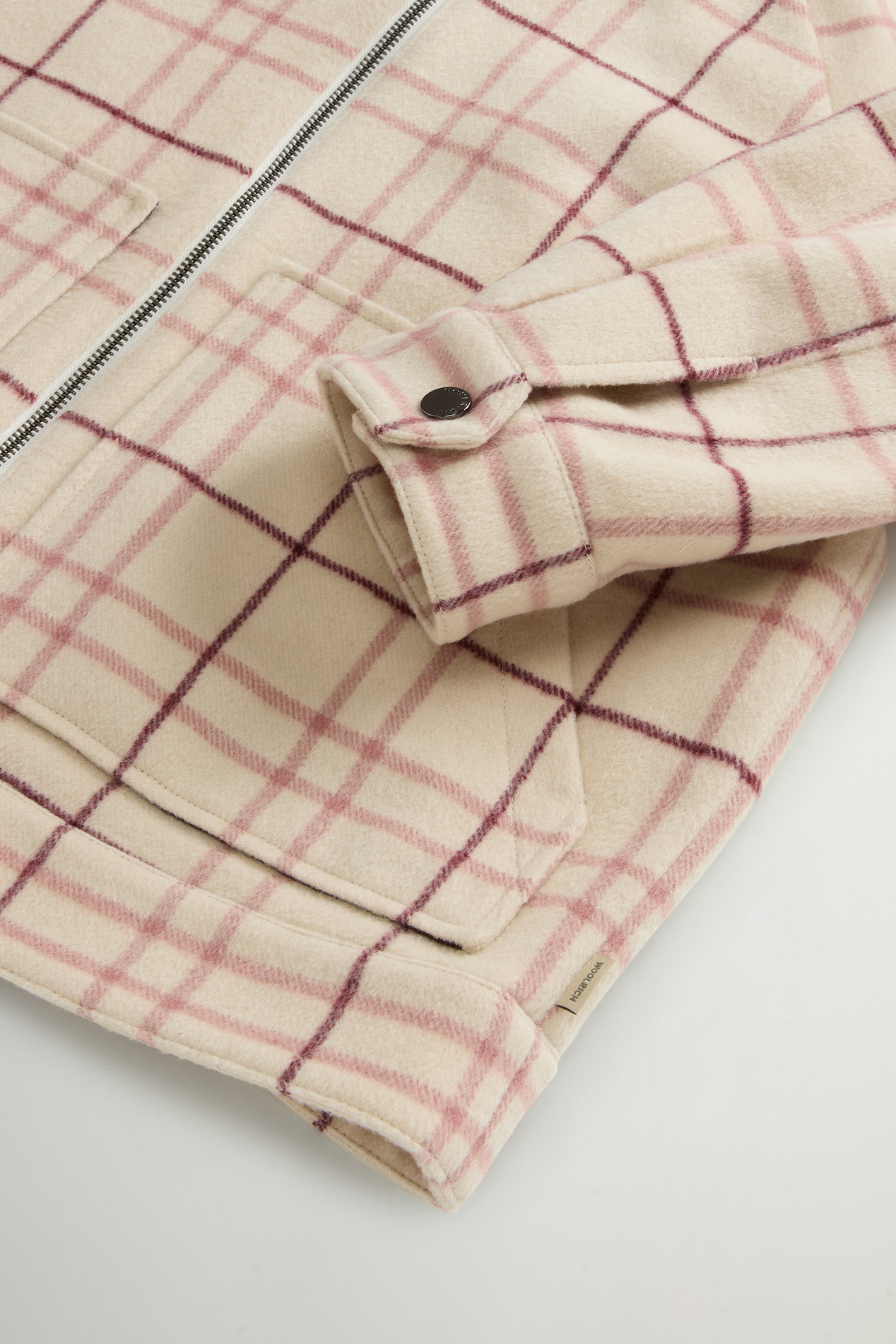 Wool-Blend Overshirt with Checked Pattern Multicolor photo 7 | Woolrich