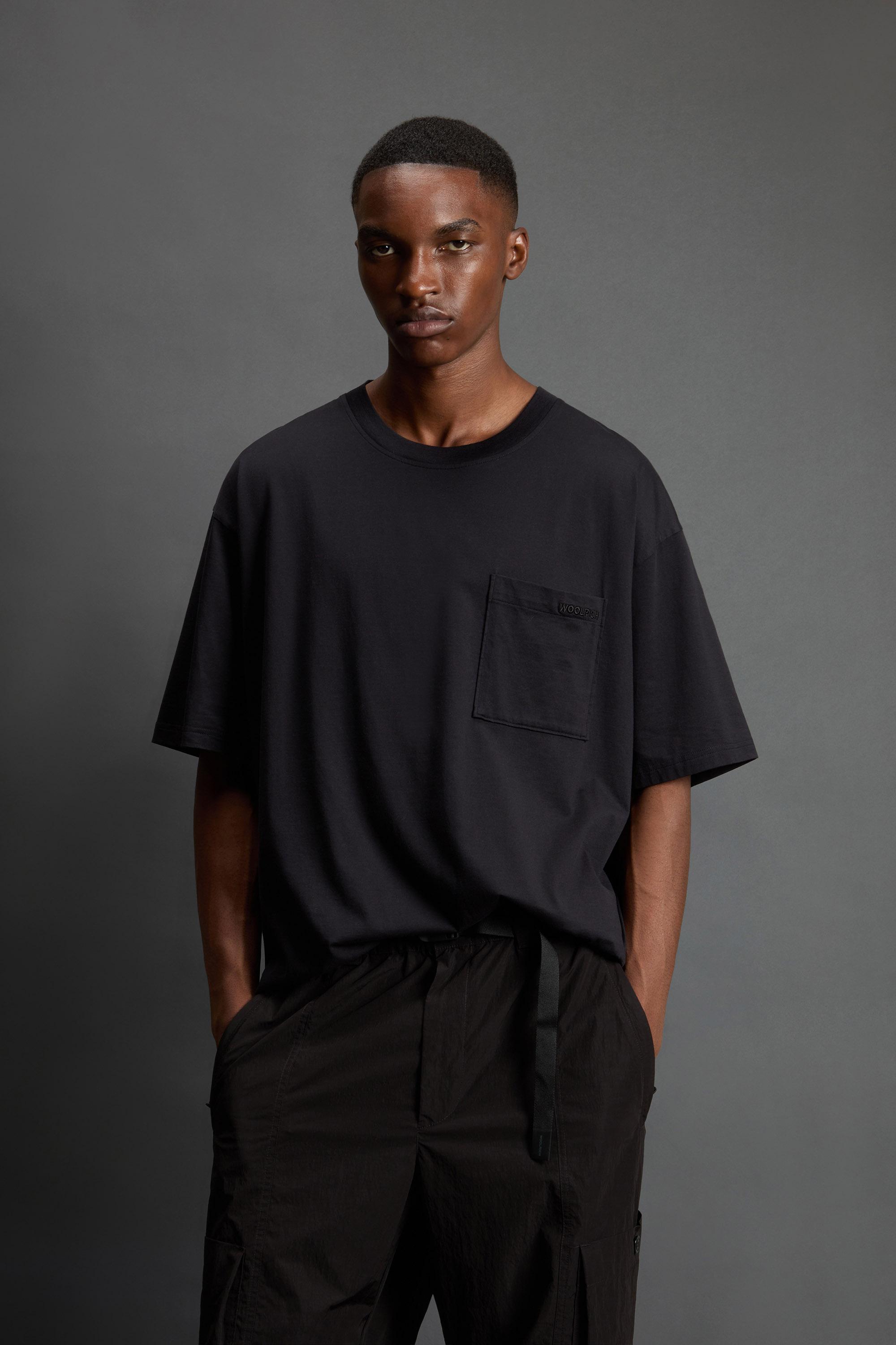 Pure Cotton T-Shirt by Todd Snyder Black photo 1 | Woolrich
