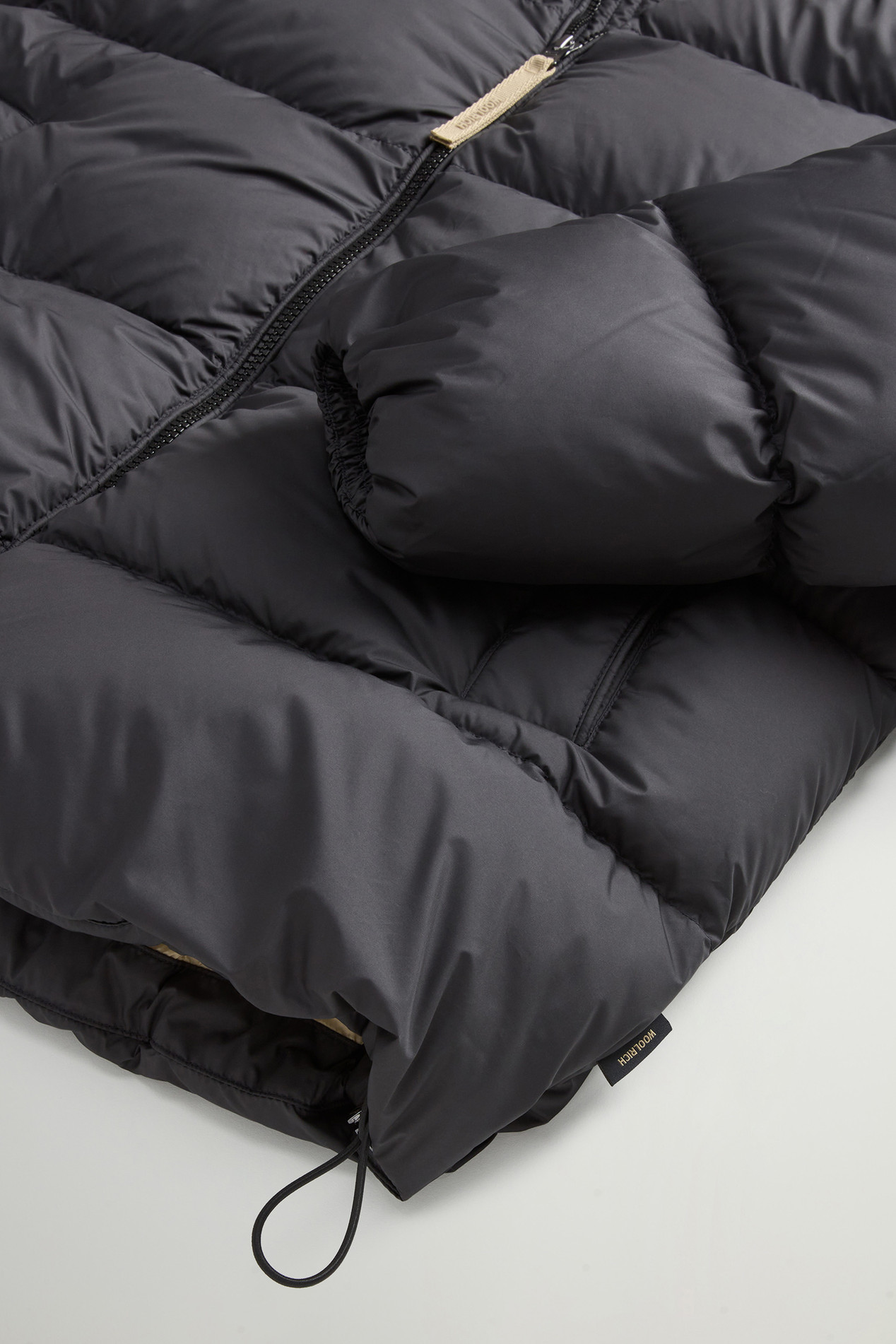 Cloud Down Jacket in Microfiber Black photo 7 | Woolrich