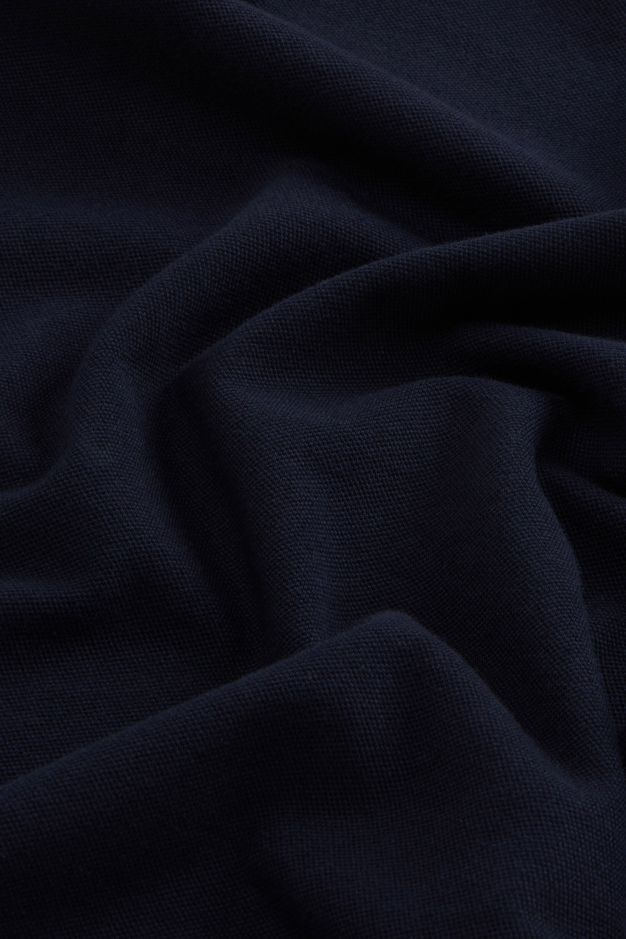 Monterey Polo Shirt in Stretch Cotton-Blend Pique Blue photo 2 | Woolrich