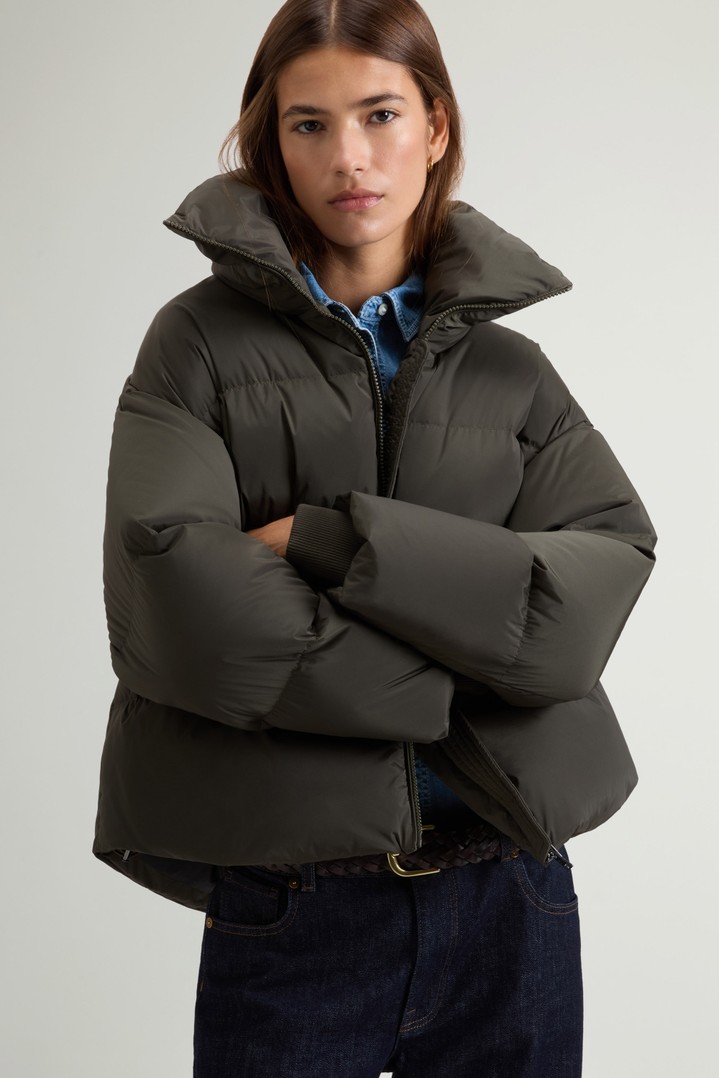 KELLY SHORT JACKET Green photo 4 | Woolrich