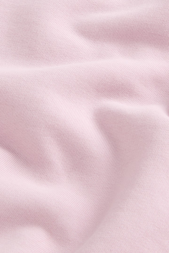 Crewneck Sweatshirt in Pure Cotton Pink photo 7 | Woolrich