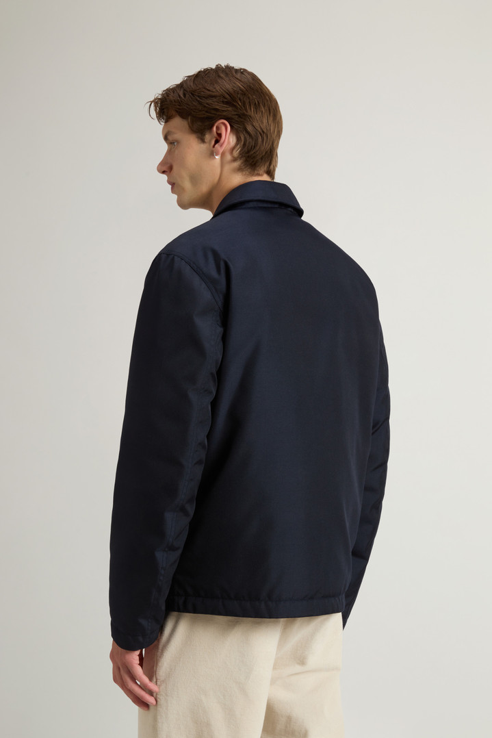Padded Overshirt in Recycled CORDURA® Nylon Blue photo 3 | Woolrich