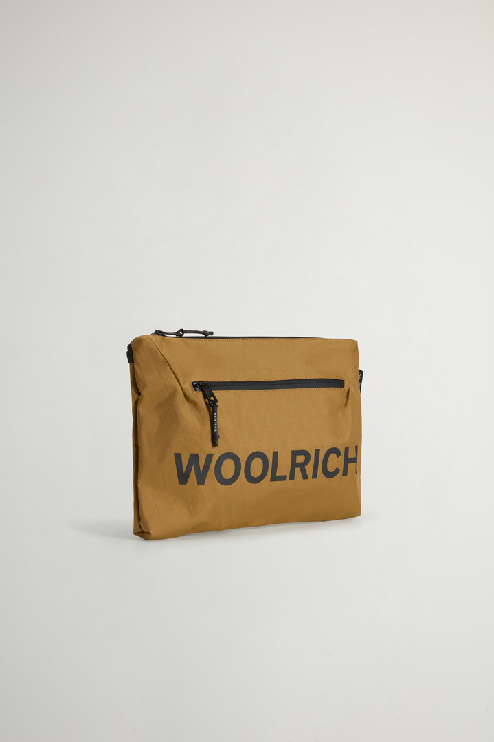 Crossbody Bag with Logo in X-PAC by Todd Snyder Brown photo 2 | Woolrich