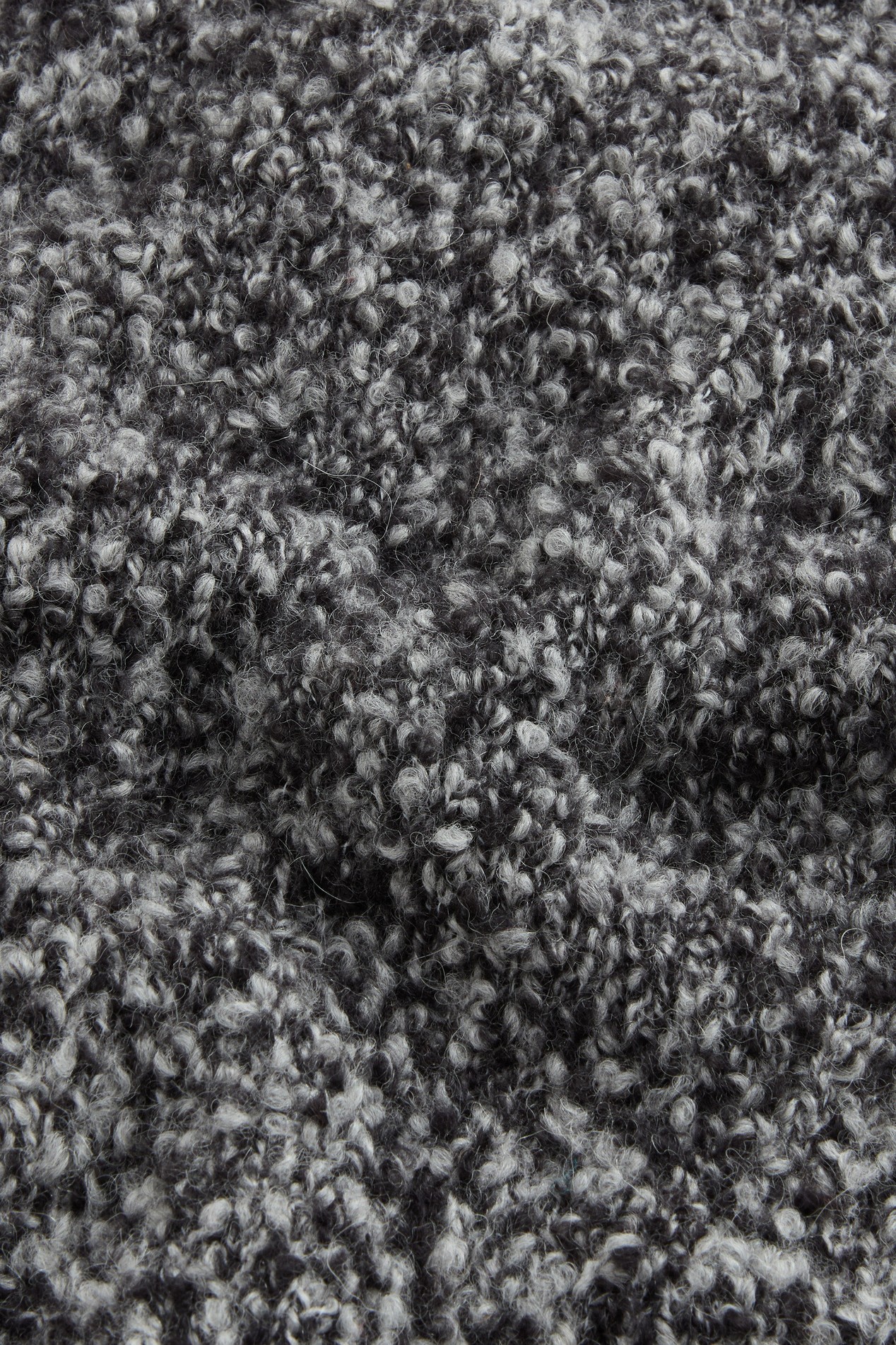 Cardigan aus Bouclé aus einer Schurwoll-Alpaka-Mischung Schwarz photo 6 | Woolrich