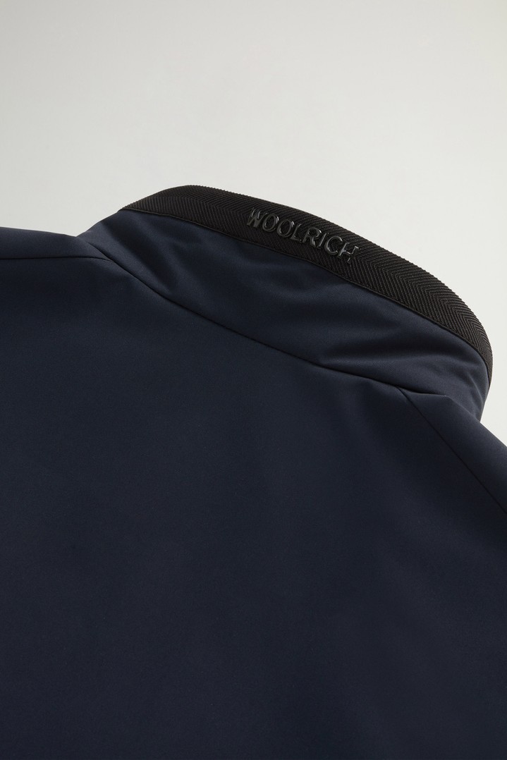 Padded Sailing Bomber Jacket in Two-Layered Fabric Blue photo 8 | Woolrich