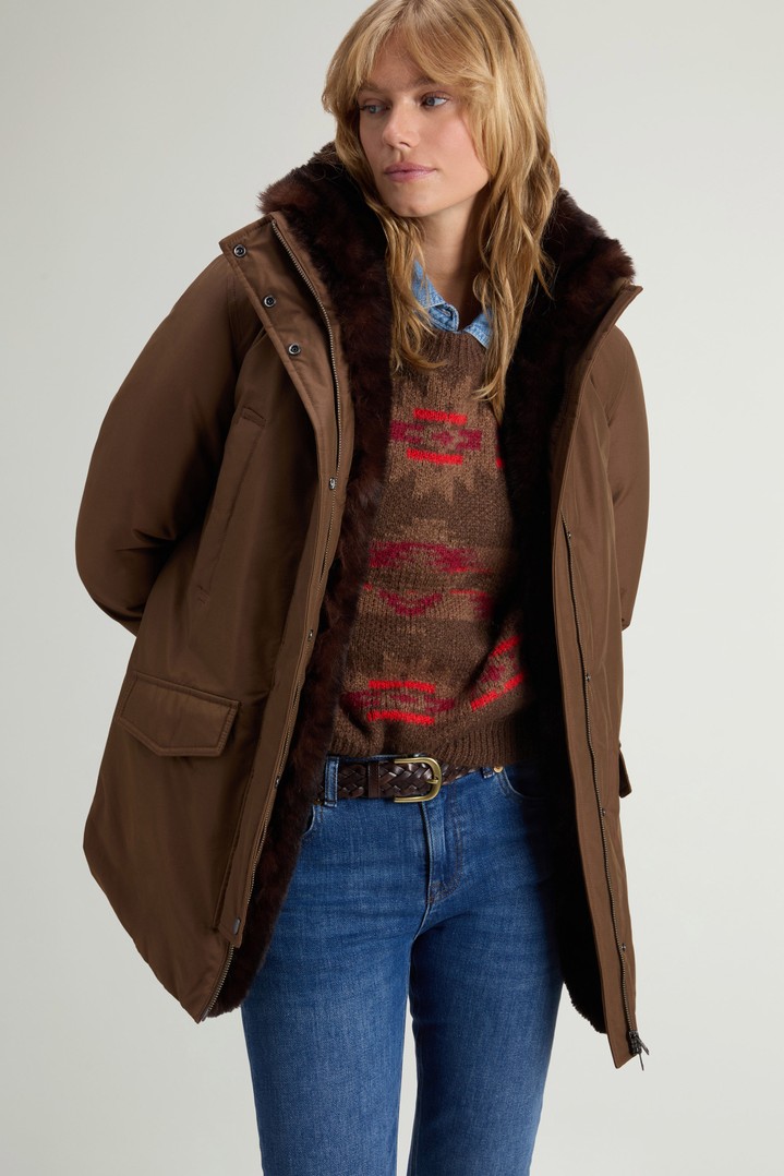 Erie Parka in Ramar Cloth Green photo 4 | Woolrich