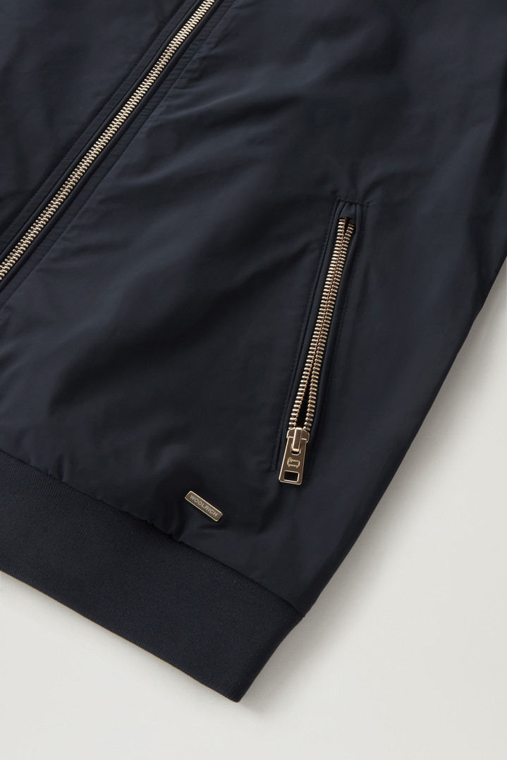 Charlotte Bomber in Urban Touch Blue photo 4 | Woolrich