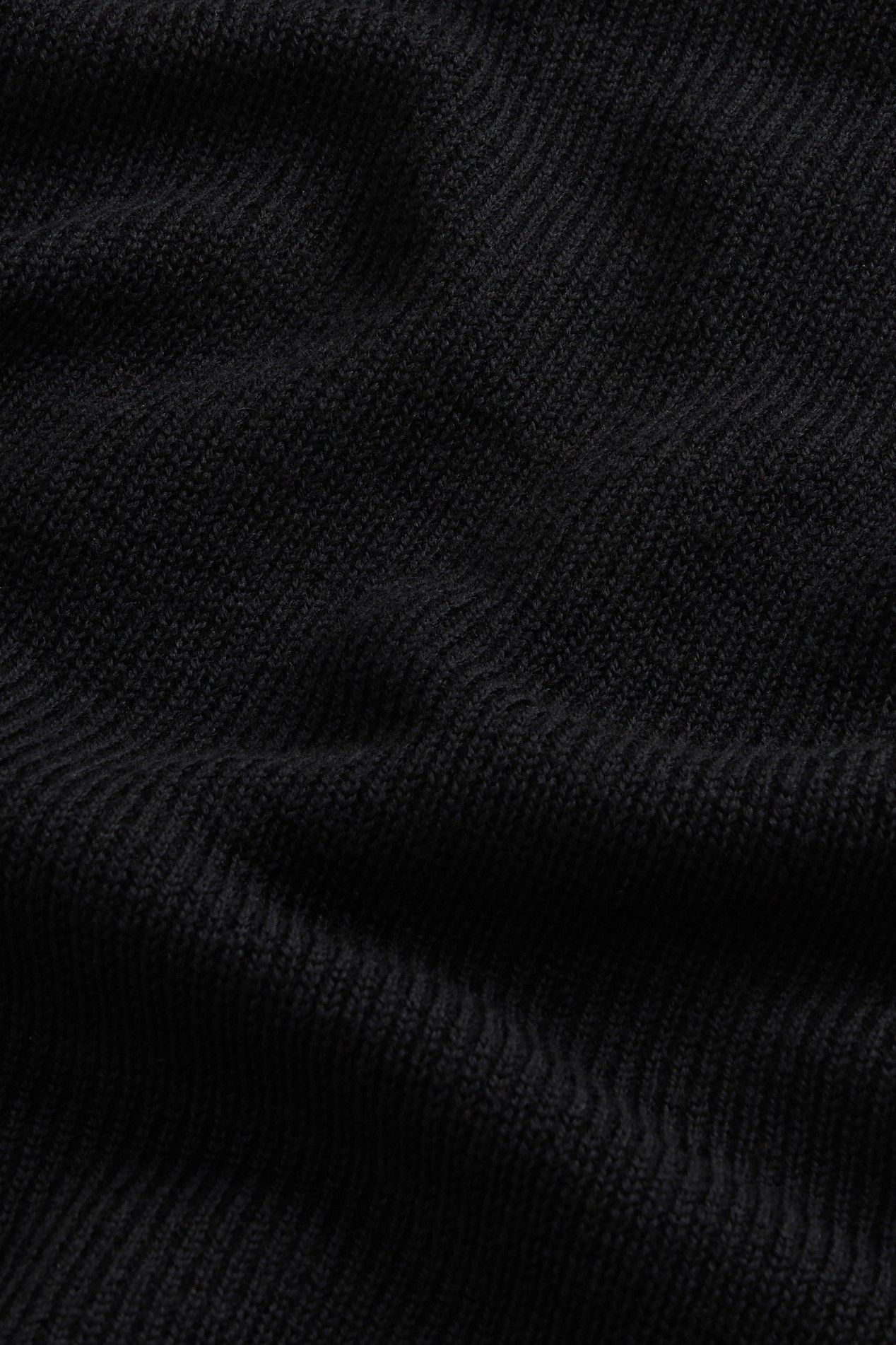 Pullover aus reiner Merino-Schurwolle mit Rundhalsausschnitt Schwarz photo 6 | Woolrich