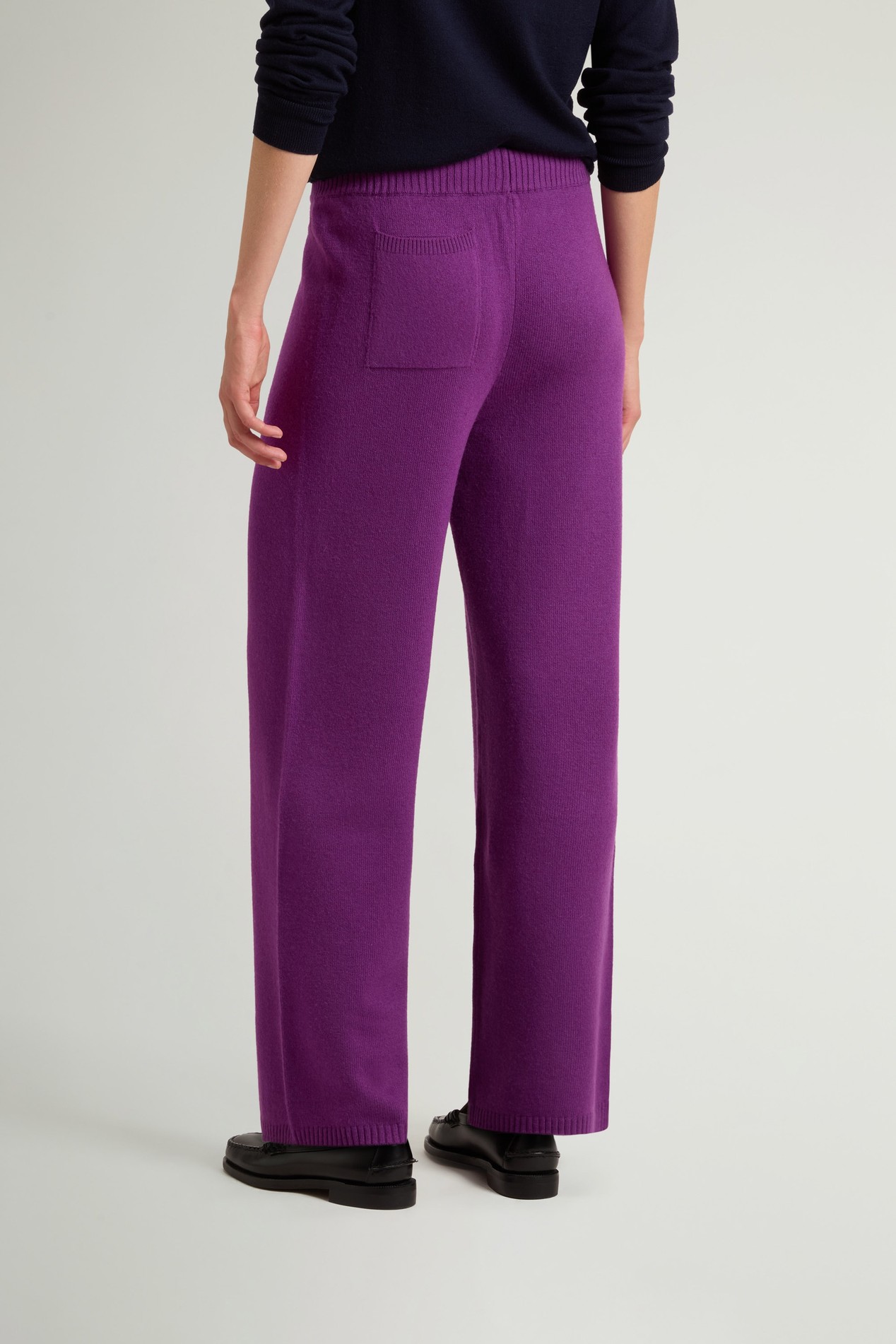 Pantalon en laine et cachemire Violet photo 3 | Woolrich