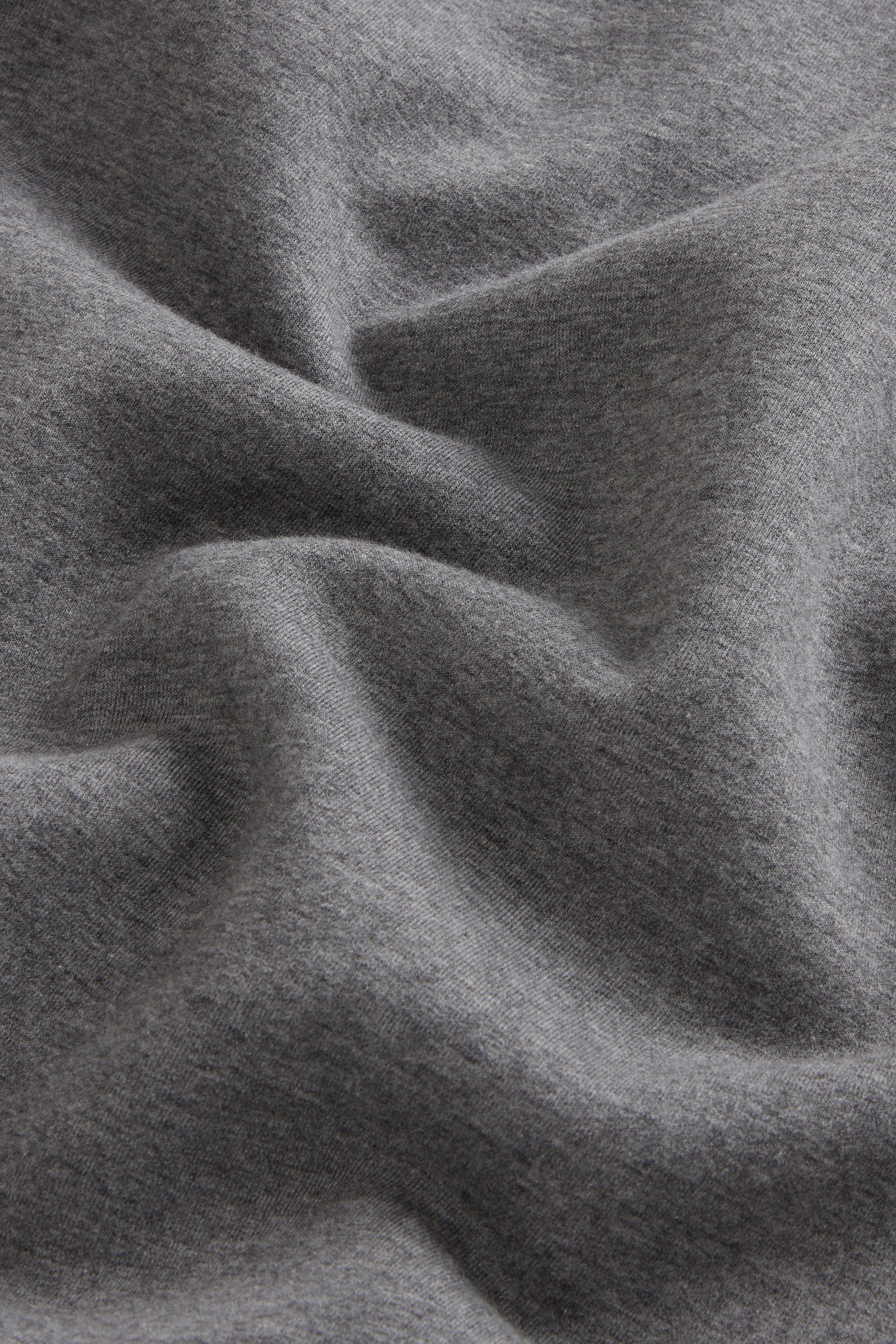 Crewneck Sweatshirt in Cotton-Blend Interlock with Logo Gray photo 6 | Woolrich