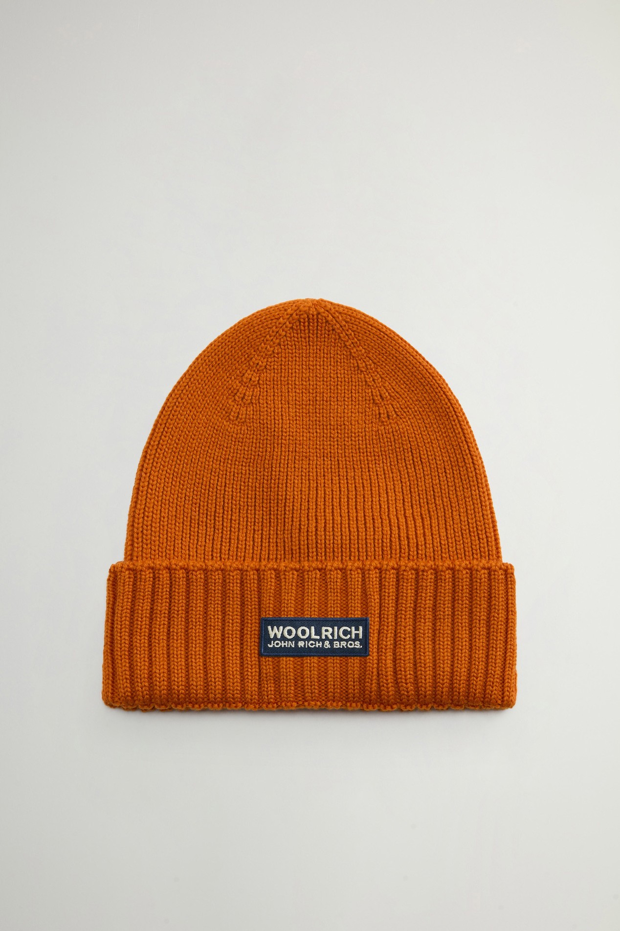 Ribbed Beanie in Pure Merino Virgin Wool Brown photo 2 | Woolrich