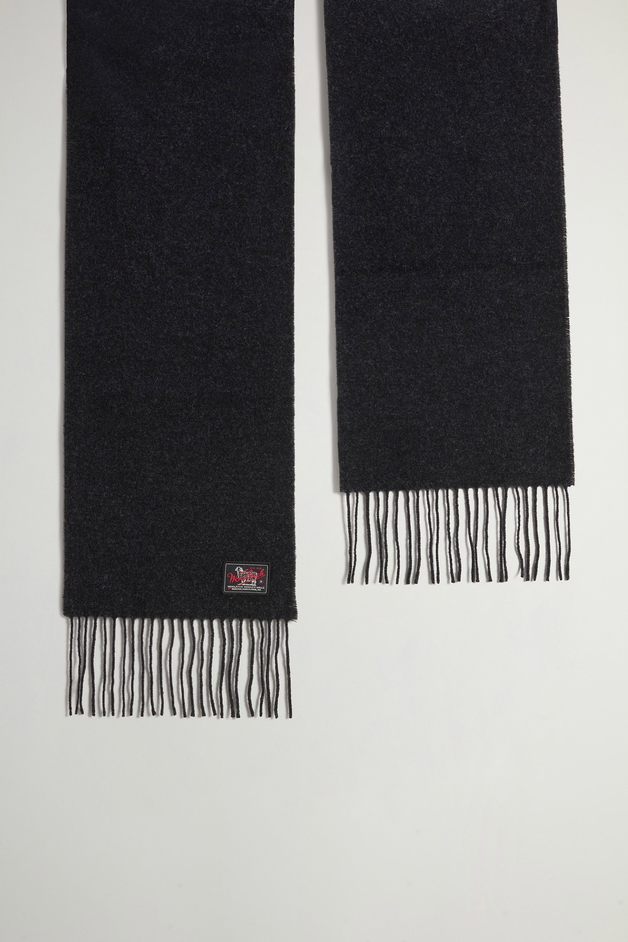 Checked Scarf in Pure Wool Green photo 2 | Woolrich