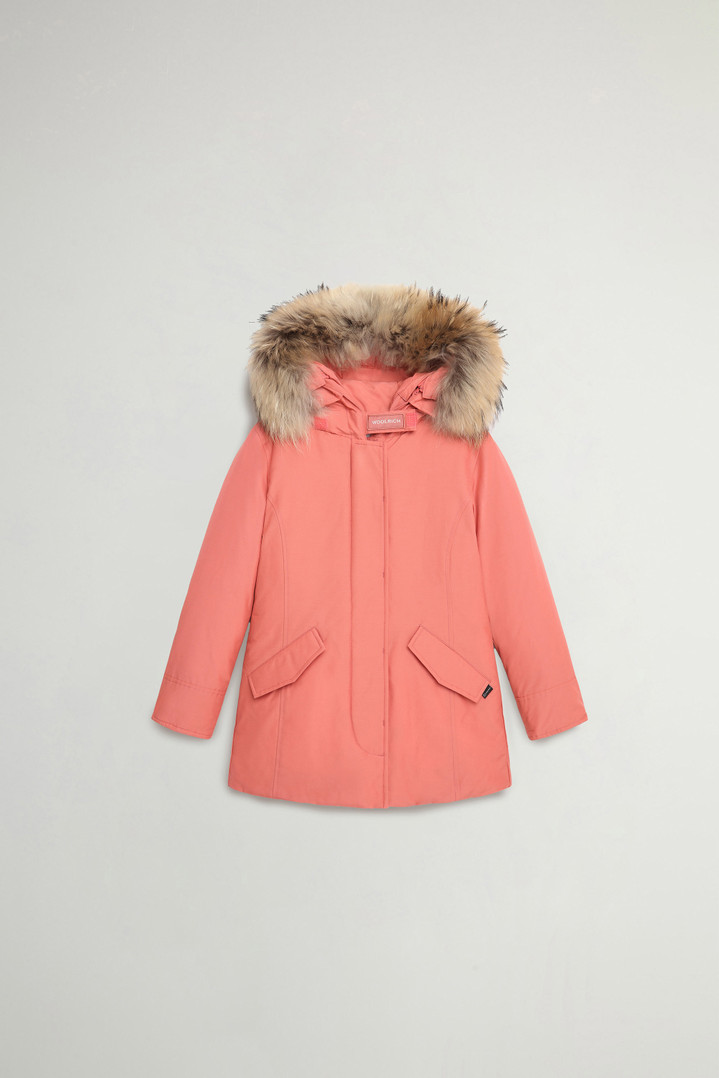 Girls' Arctic Parka with Detachable Fur Trim Pink photo 1 | Woolrich