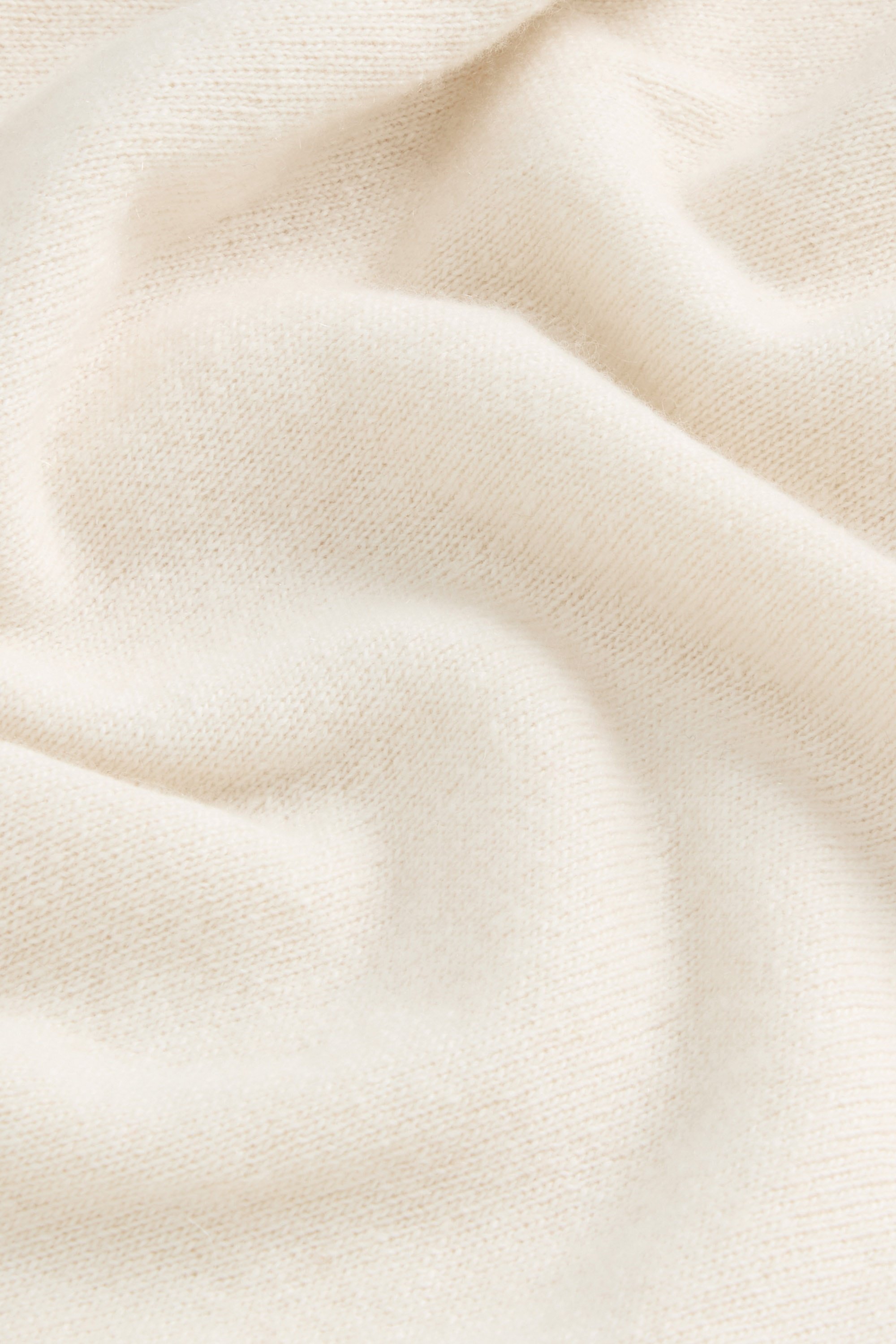 Turtleneck Sweater in Wool and Cashmere Blend White photo 2 | Woolrich