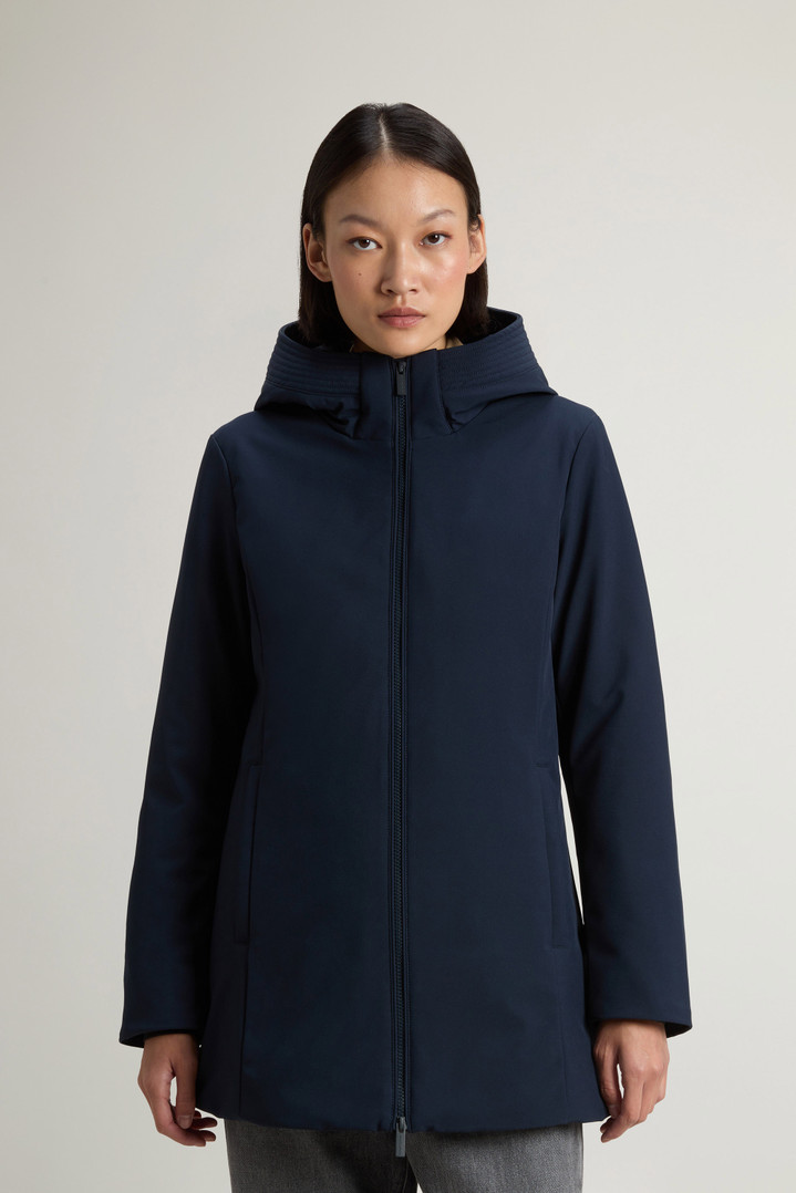 Firth Parka in Tech Softshell Blue photo 1 | Woolrich