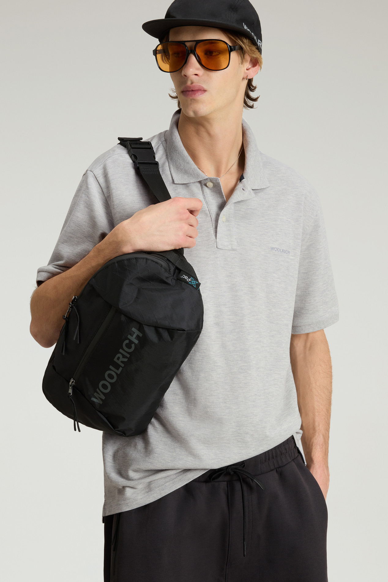 Pure Cotton Pique Polo Gray photo 4 | Woolrich
