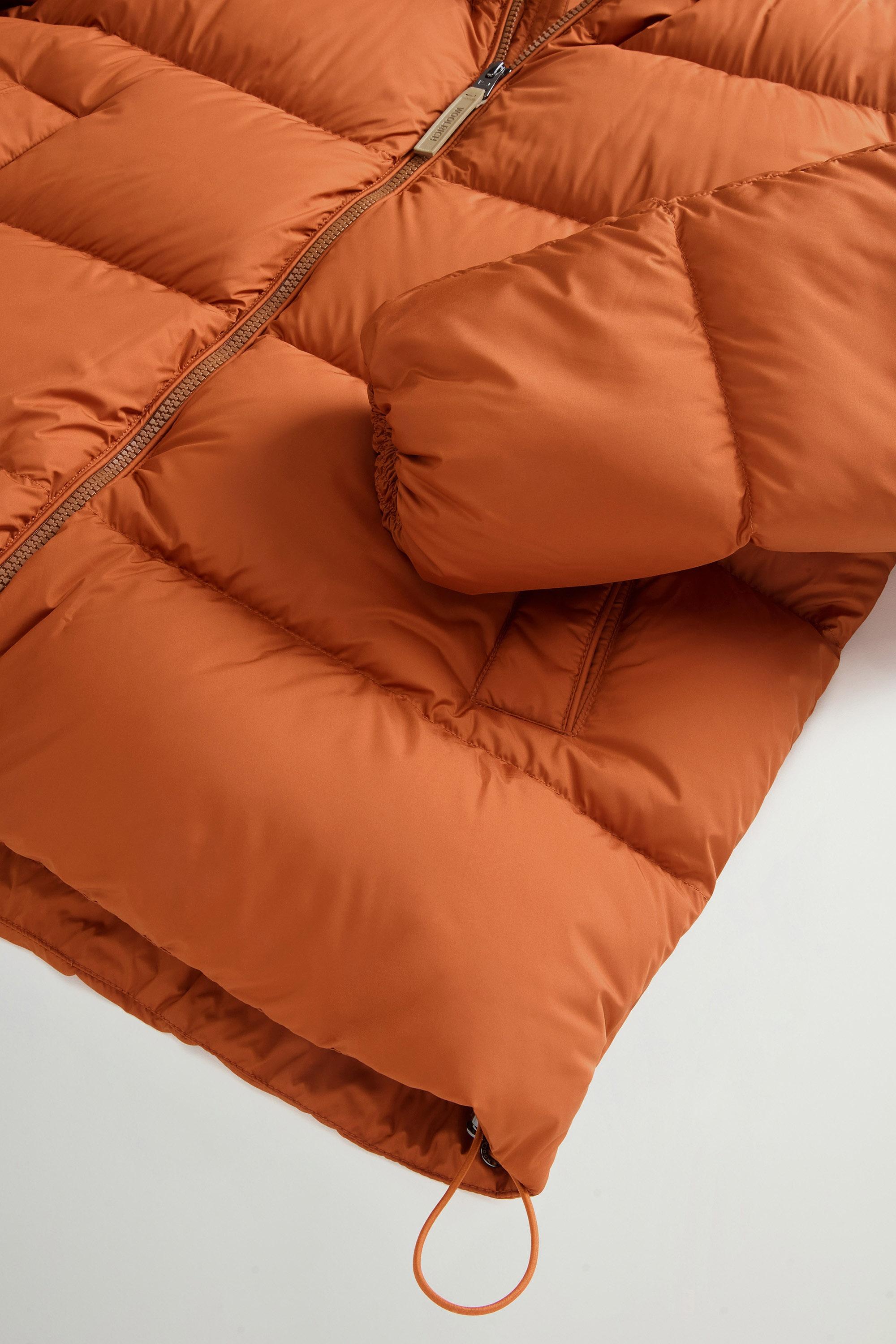 Cloud Down Jacket in Microfiber Brown photo 7 | Woolrich